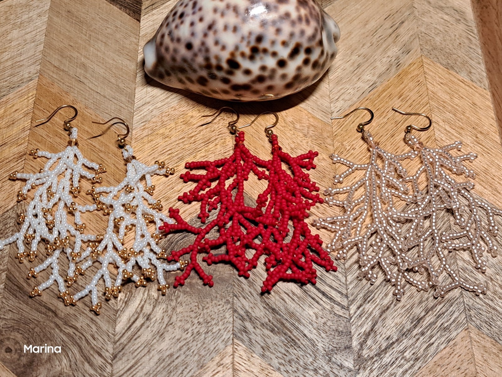 Coral Lace - kralenoorbellen - 146576 Coral Lace - kralenoorbellen