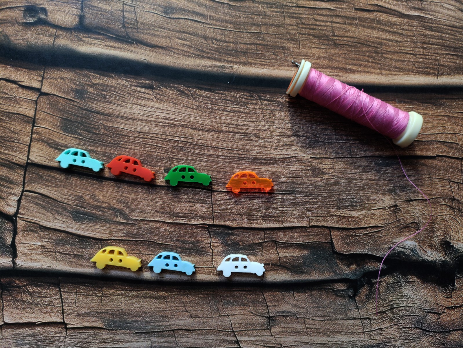 set 2cv knoopjes kleur 2