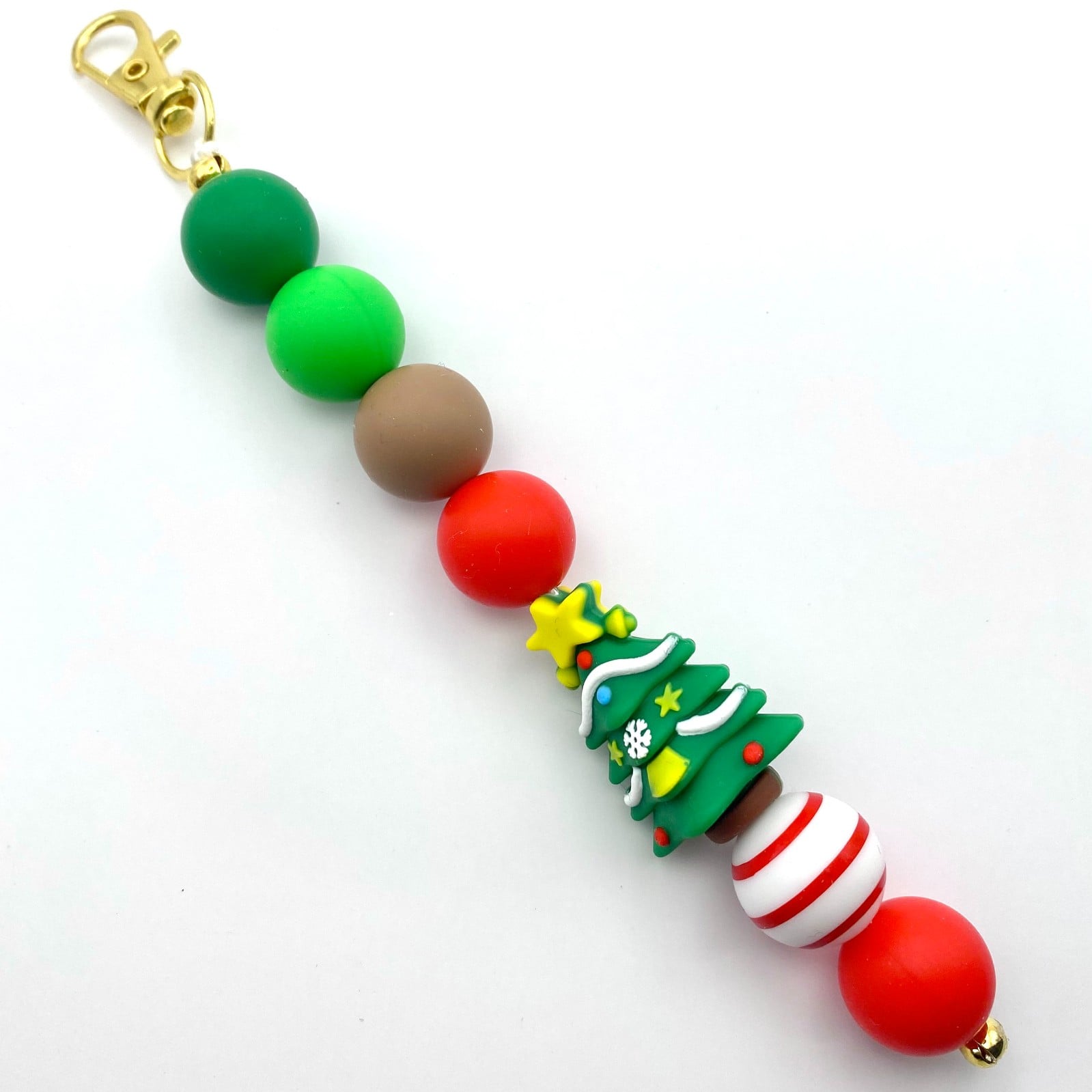 Kerst bag charm handgemaakt - KGB116 - 108324 Kerst bag charm handgemaakt - KGB116