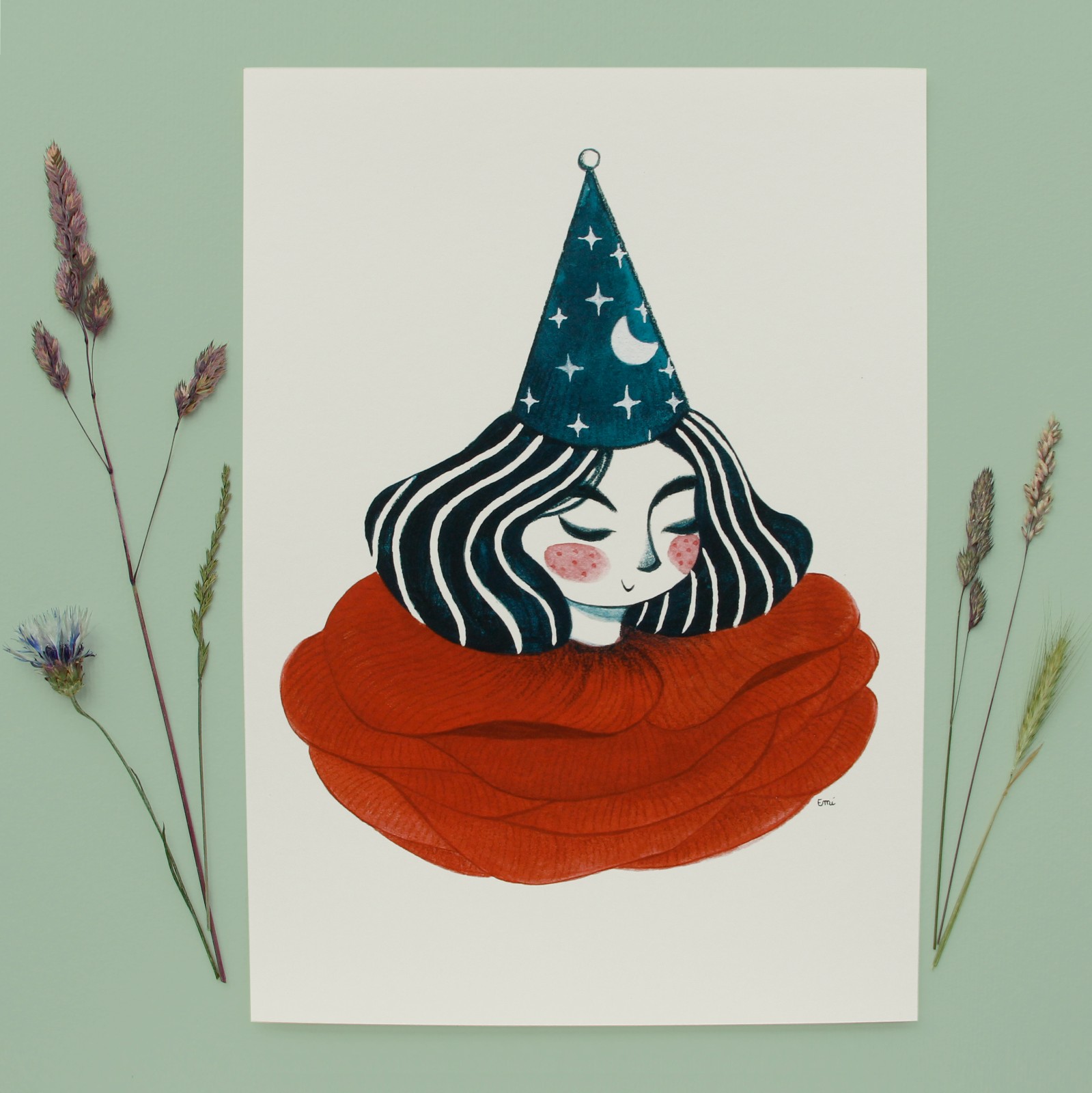 A4 Print Poppy - 86535 A4 Print Poppy