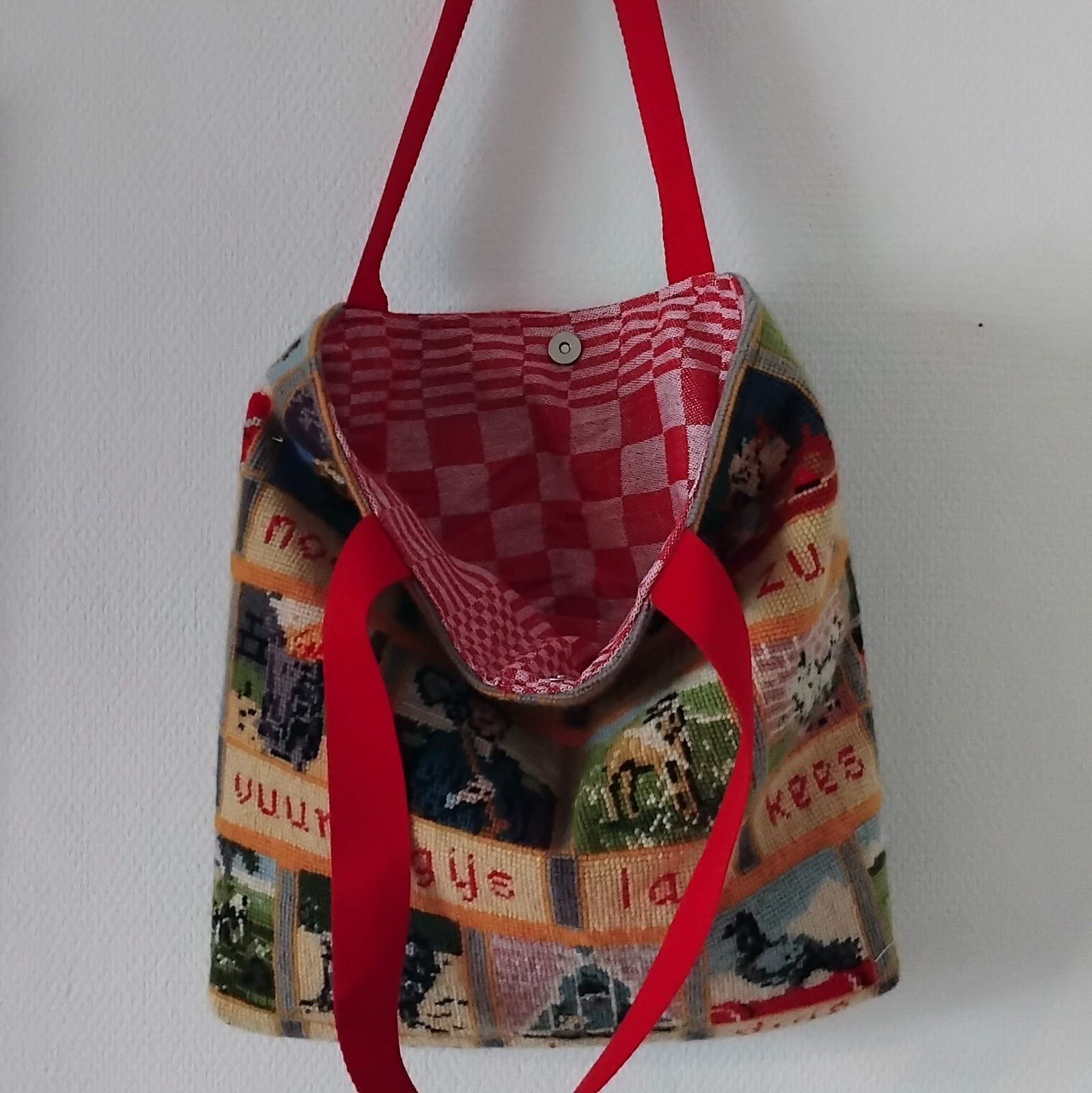 Unieke shopper, handmade. - 96626 Unieke shopper, handmade.