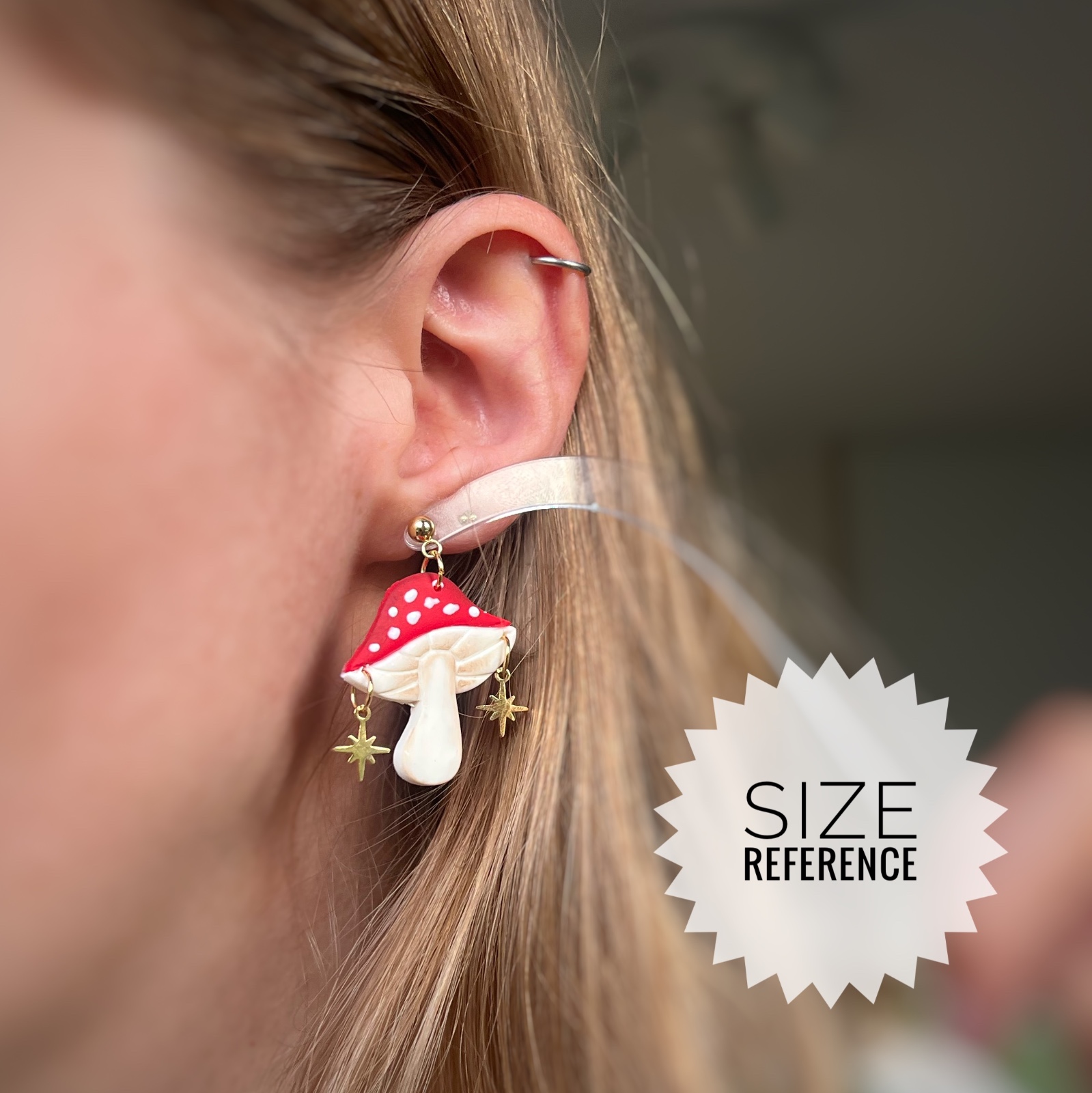 Magische paddenstoelen oorbellen