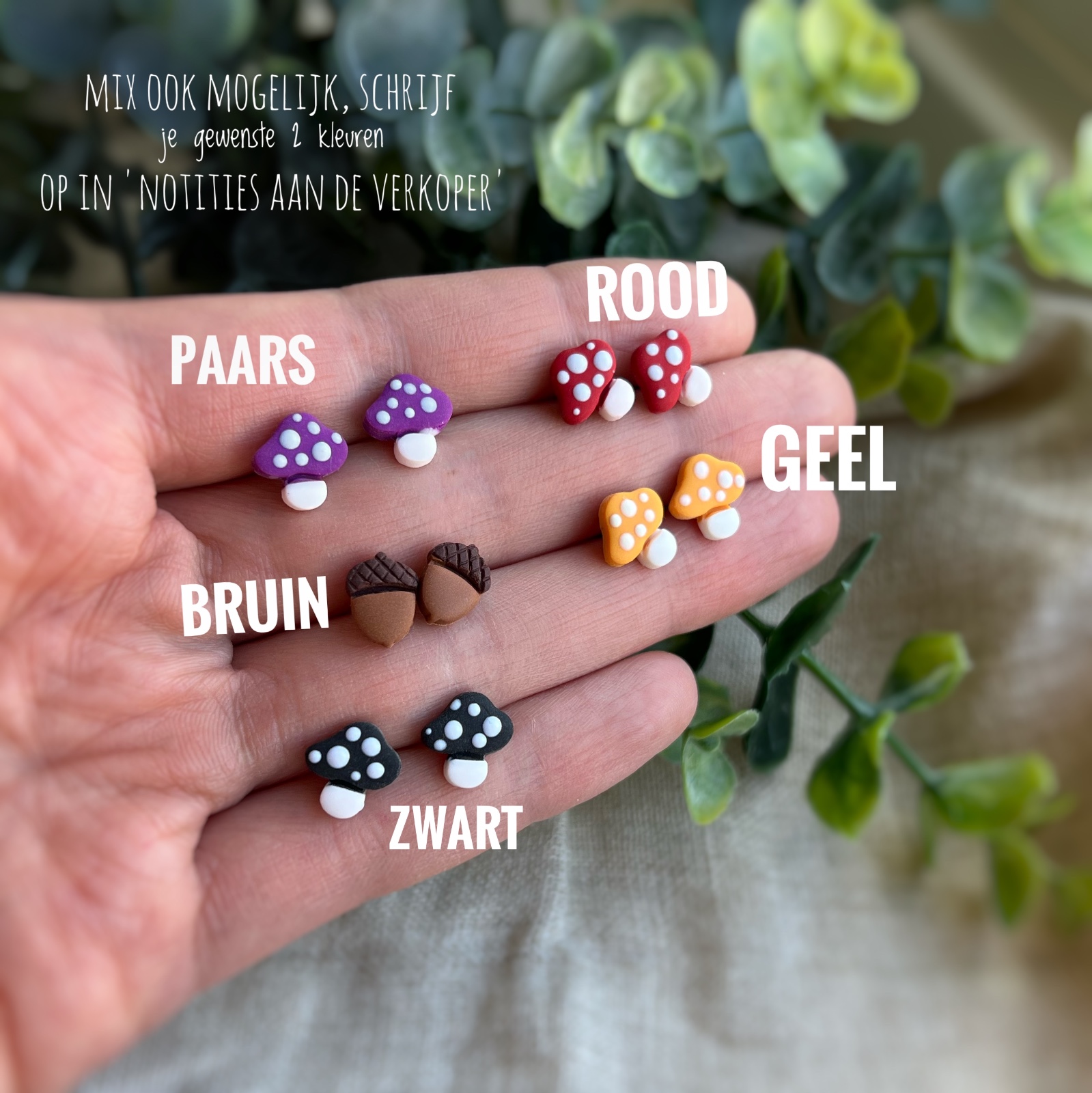 Herfst knopjes (1 paar)