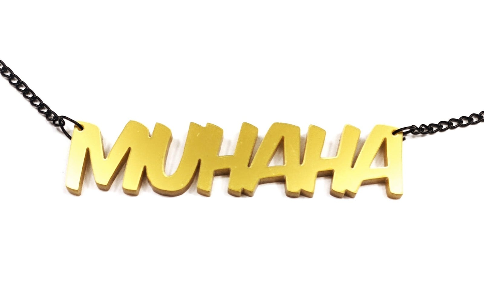 Muhaha! naamketting (g) - 105194 Muhaha! XL naamketting (g)