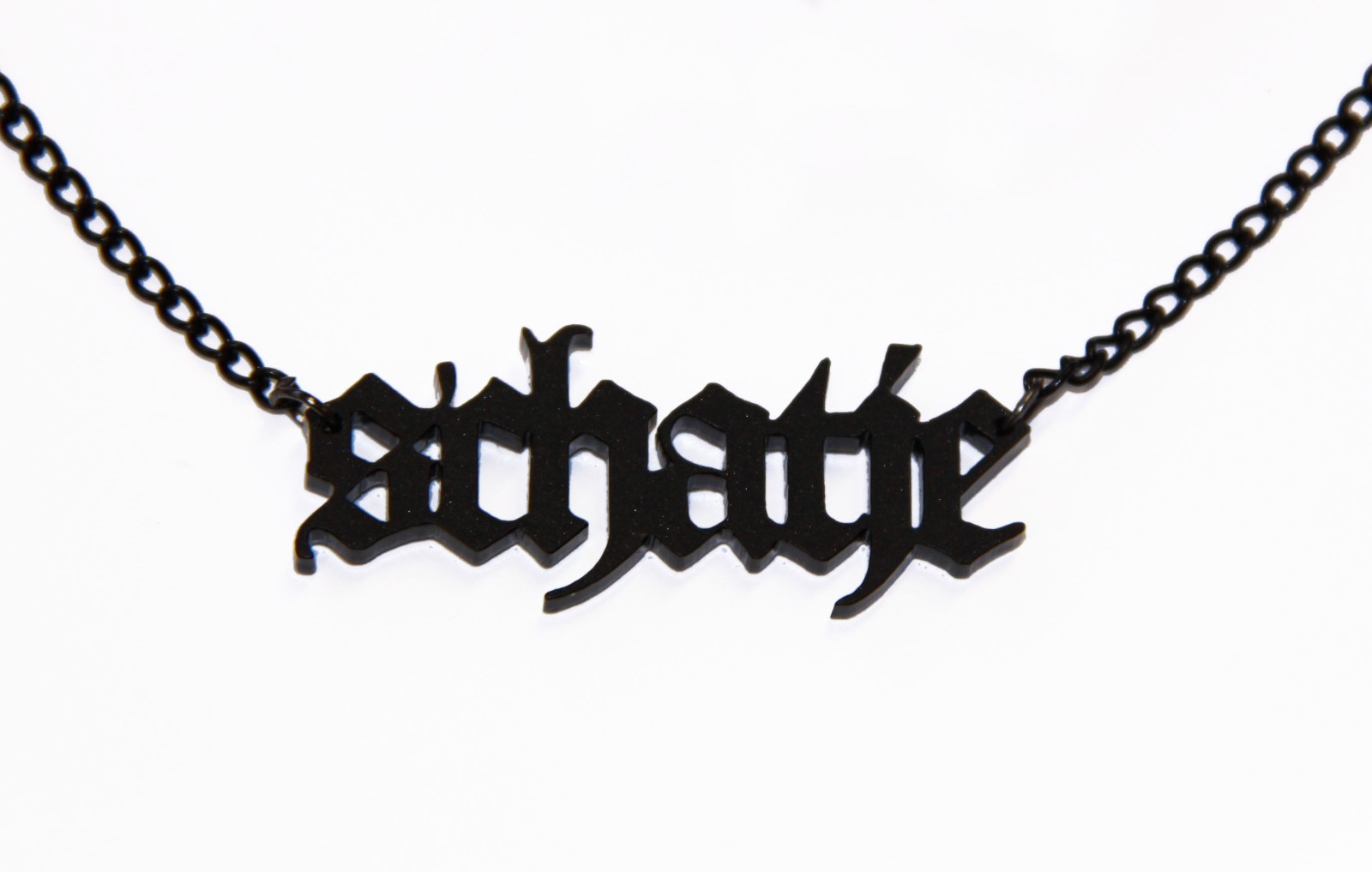 Schatje! naamketting (zwart) - 104681 Schatje! naamketting (zwart)