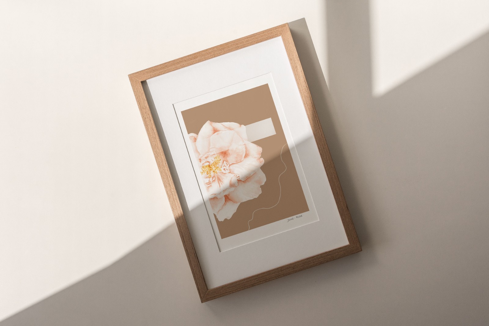 Geboortebloem Juni Roos Fine Art Print - 45276.jpeg Geboortebloem Juni Roos Fine Art Print