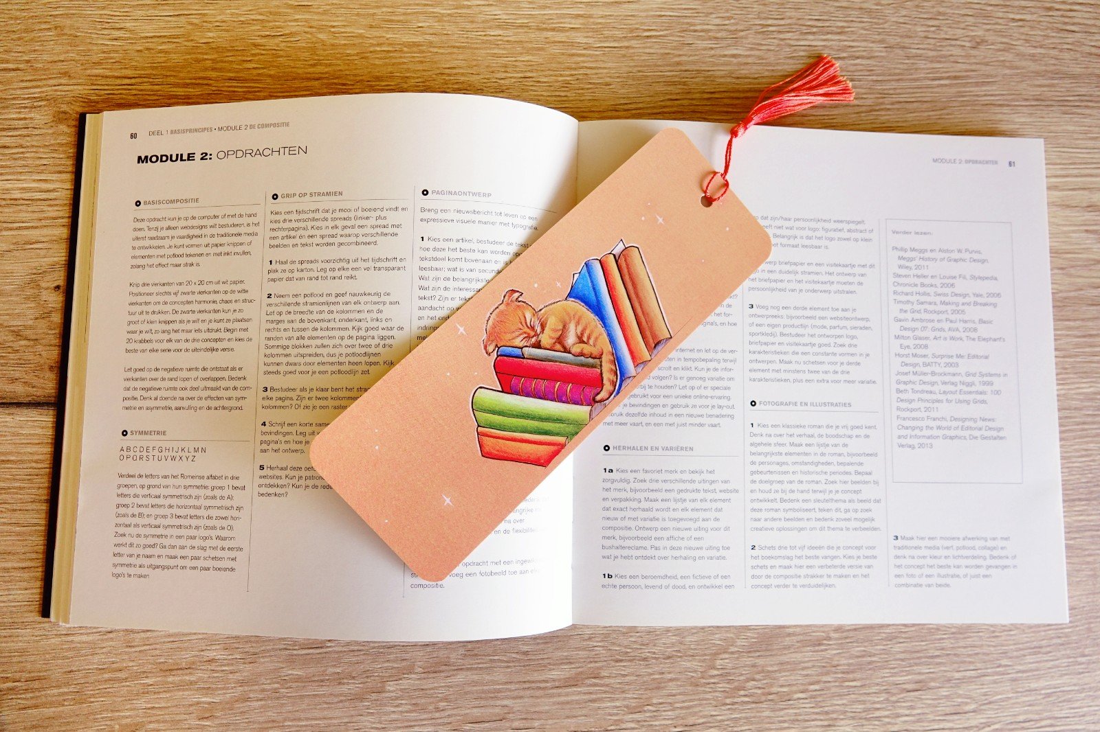 Slapende kitten, boekenlegger, 74x210 mm