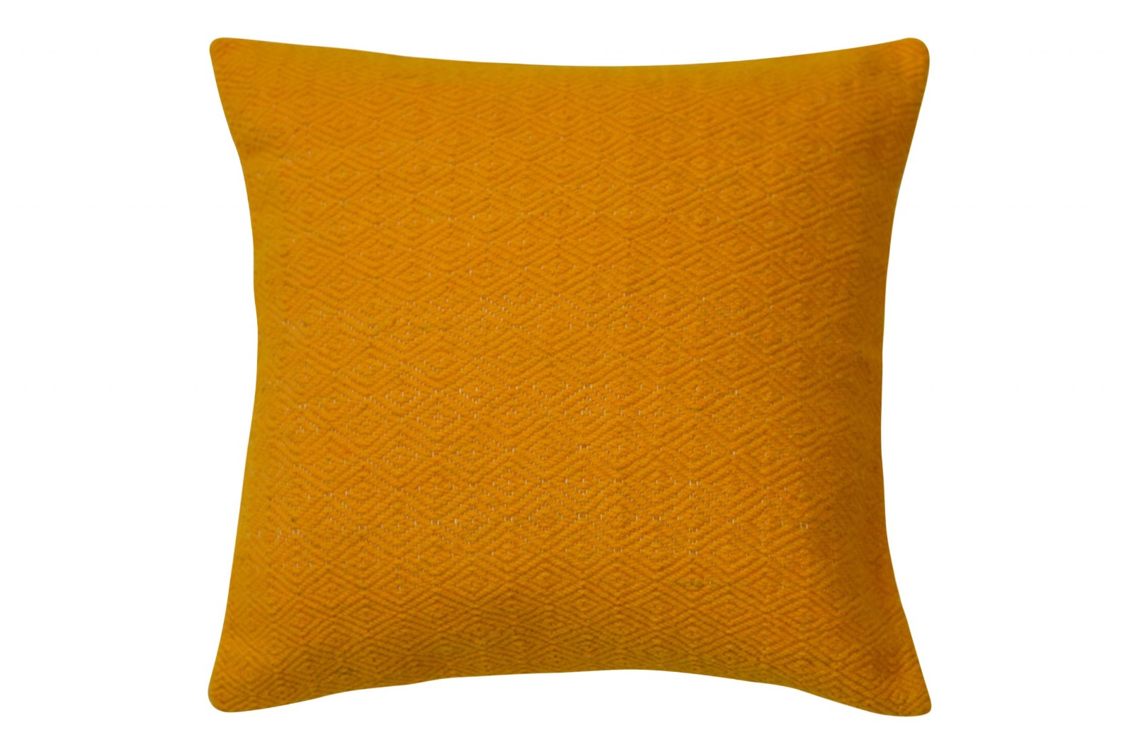 Handgeweven wit schapenwollen kussen (bank of woonkamer)