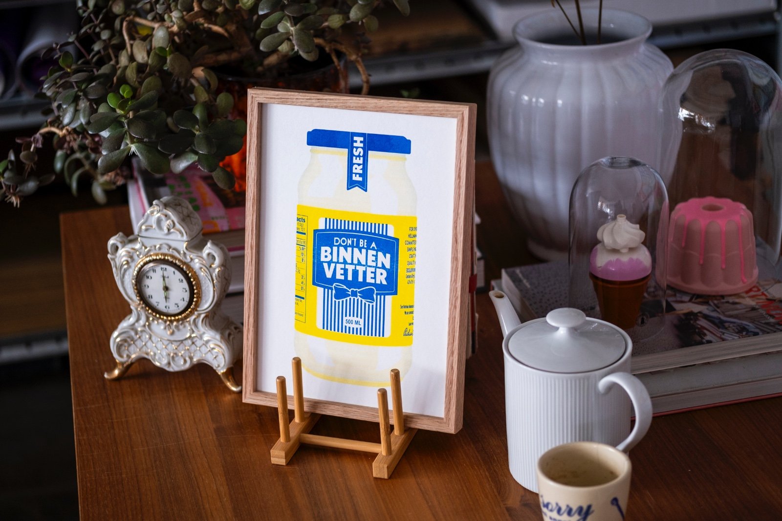 Binnenvetter - 100516 Grappige Riso print voor de Binnenvetters onder ons