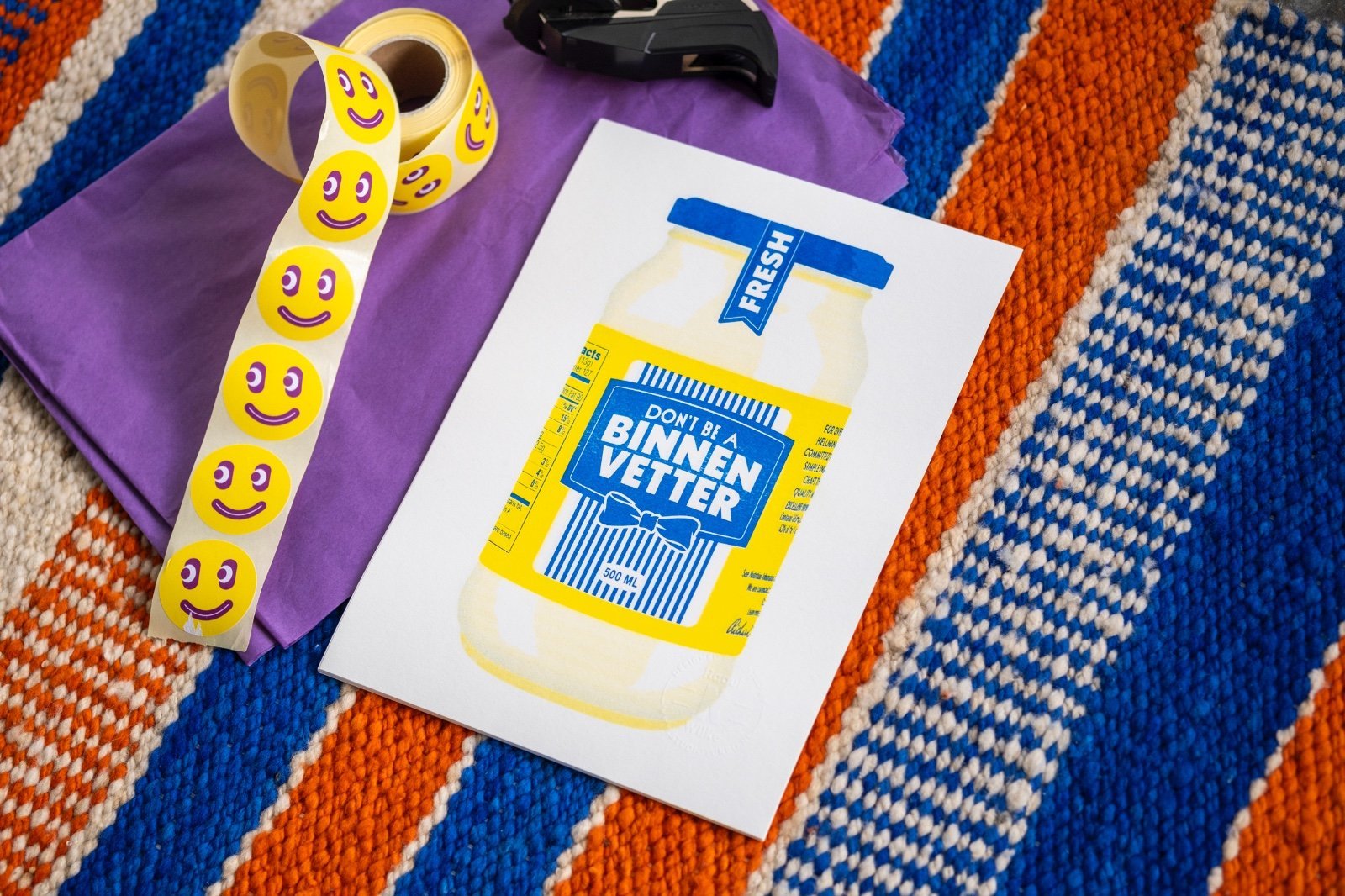 Binnenvetter - 100520 Grappige Riso print voor de Binnenvetters onder ons