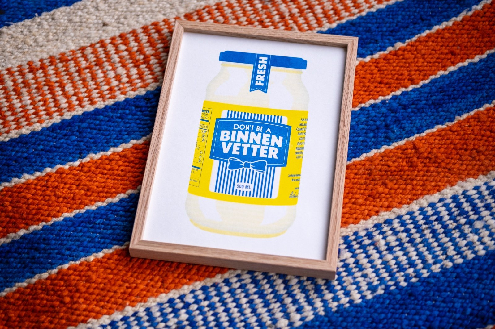 Binnenvetter - 100521 Grappige Riso print voor de Binnenvetters onder ons