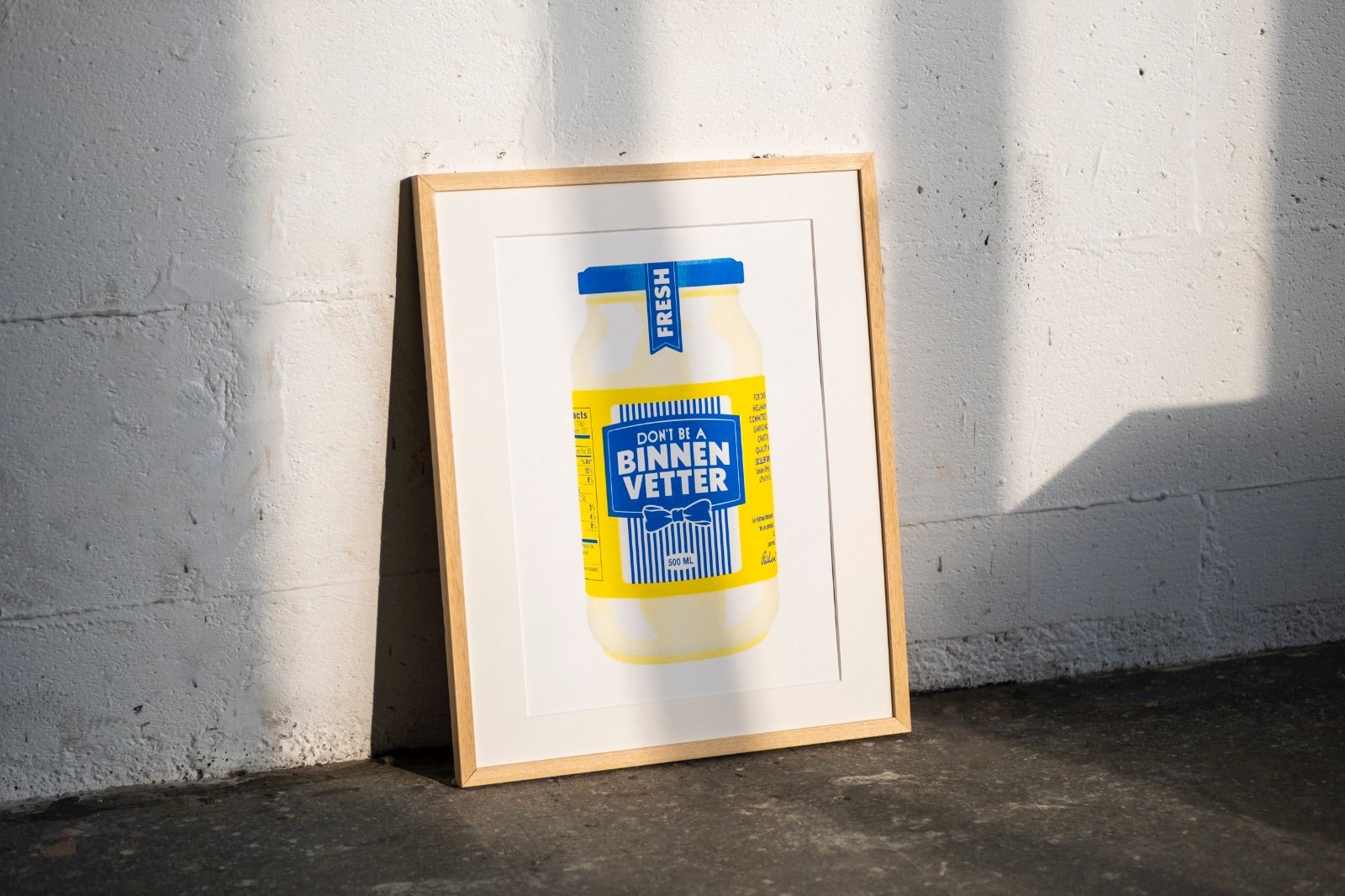 Binnenvetter - 100522 Grappige Riso print voor de Binnenvetters onder ons