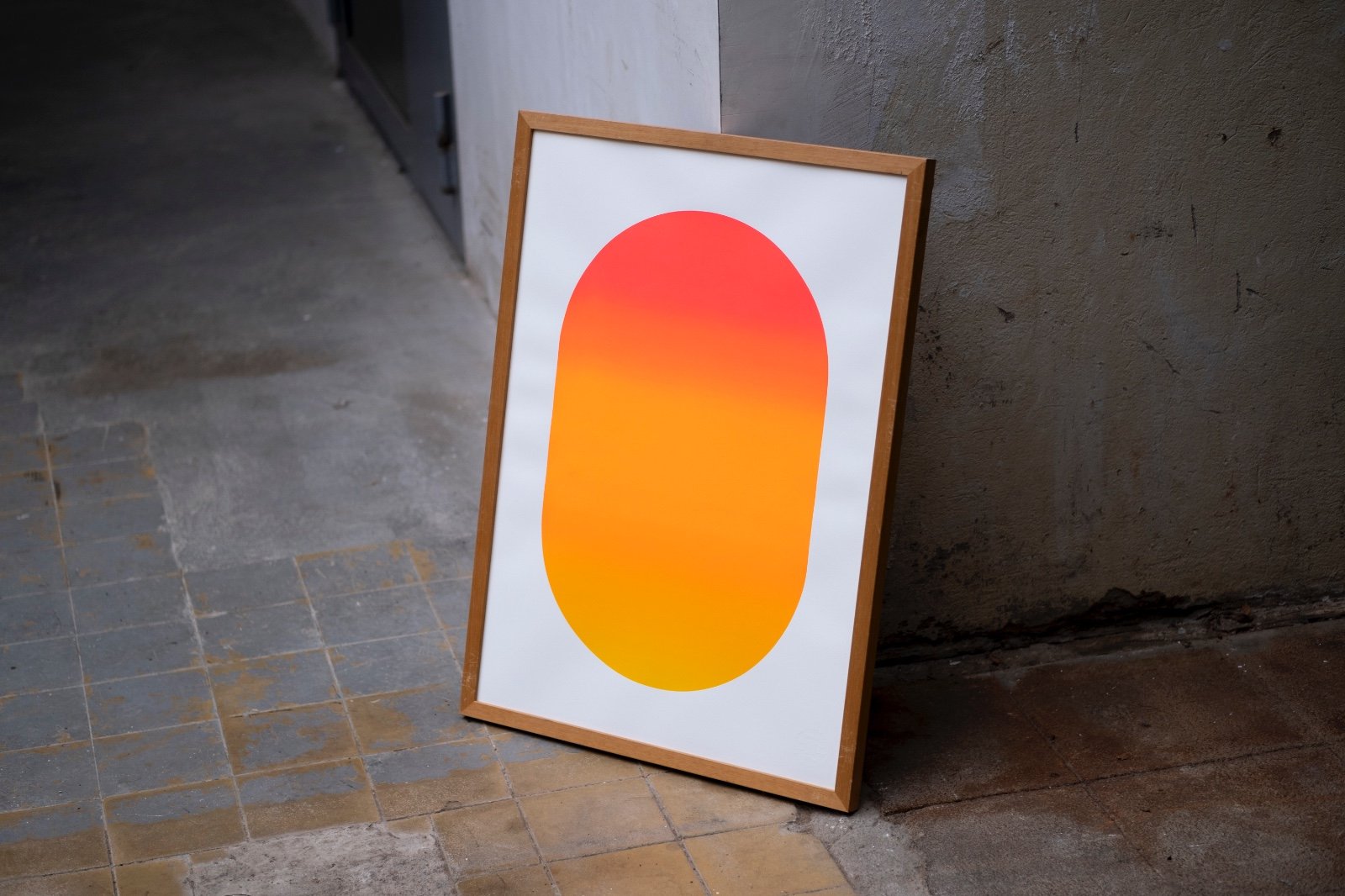 Neon Sunset - 100685 Neon Sunset Zeefdruk Poster