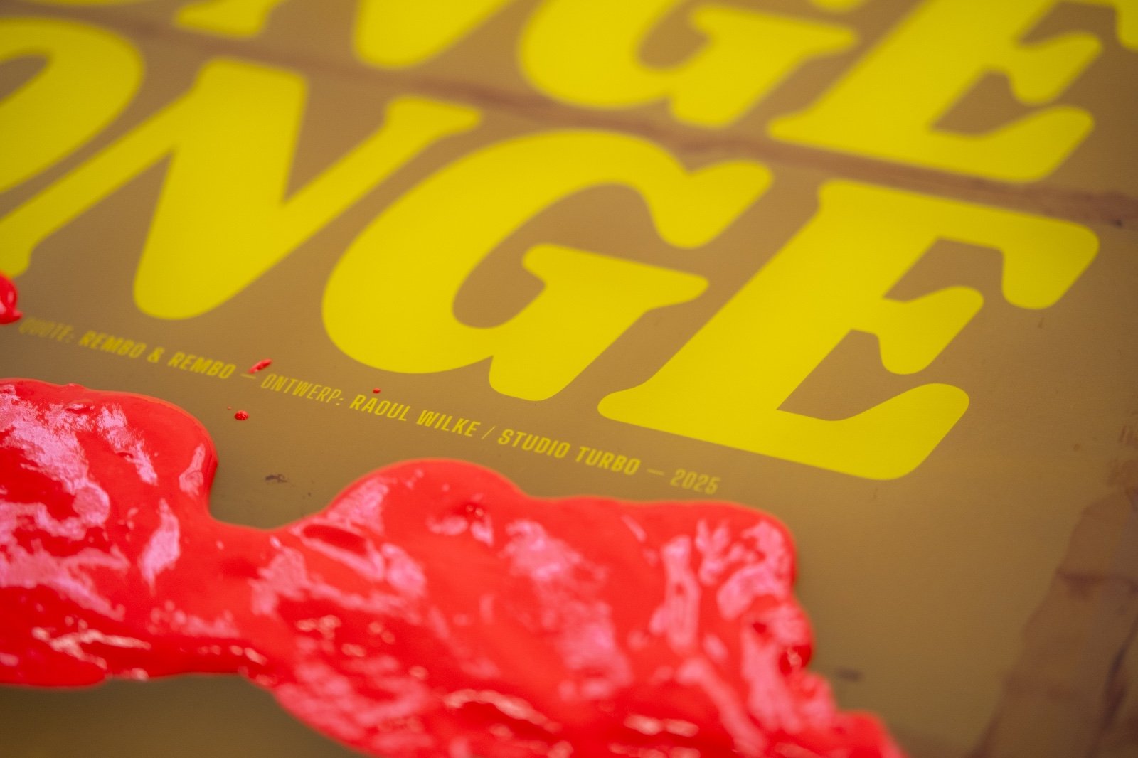 Tjonge Jonge Poster - 100663 Roze zeefdruk poster met quote - Tjonge Jonge Jonge