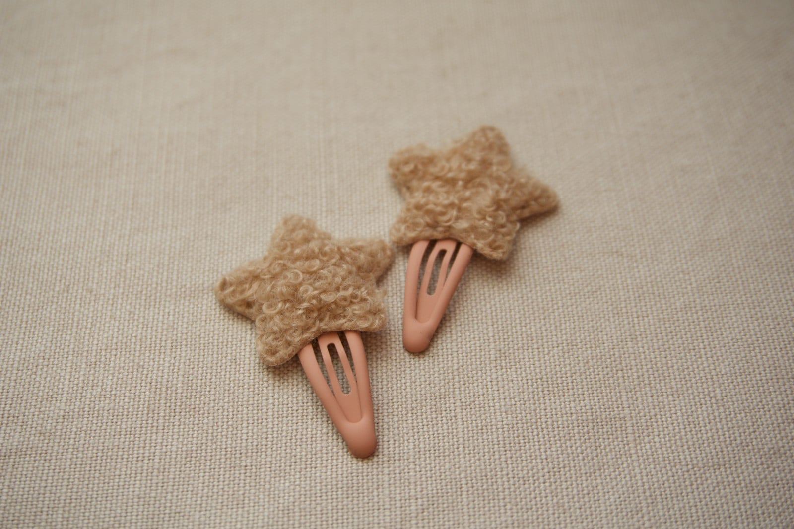 Haarspeld ster wol mini - 117658 Haarspeld ster wol mini