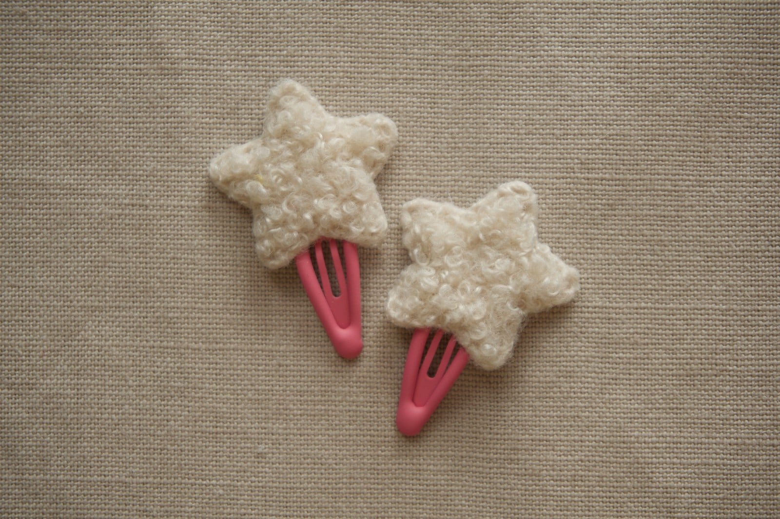 Haarspeld ster wol mini - 117663 Haarspeld ster wol mini