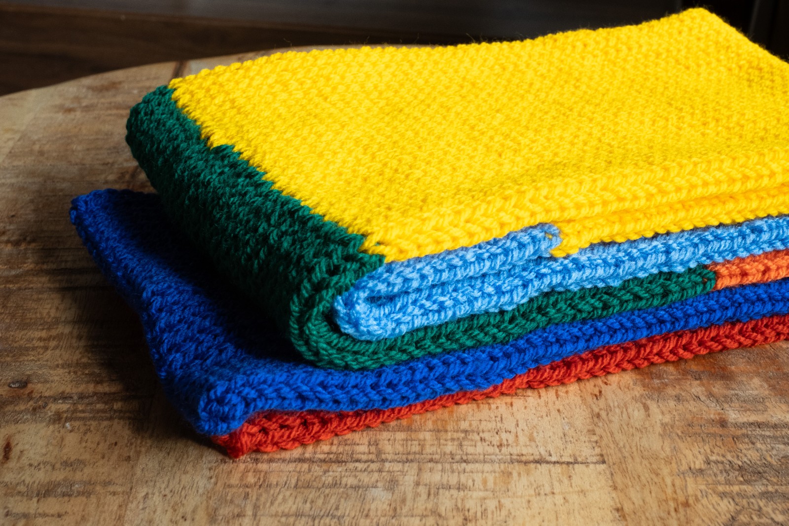 Zachte kleurrijke sjaal – multicolor Sjaal – uniek ontwerp