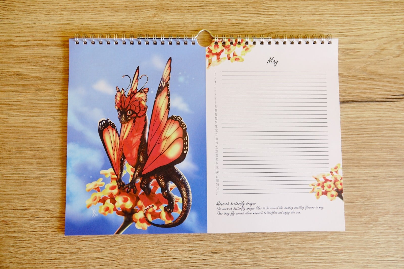Verjaardags Kalender draken A4 - 149332 Verjaardags Kalender draken A4