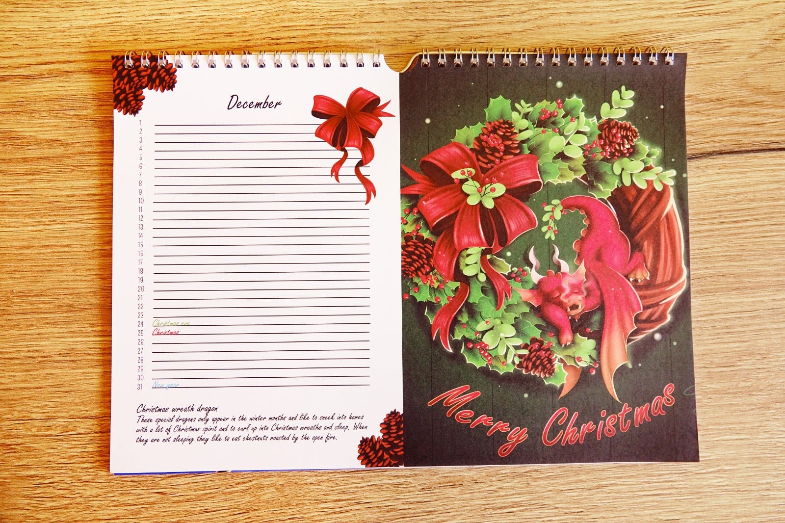 Verjaardags Kalender draken A4 - 149336 Verjaardags Kalender draken A4