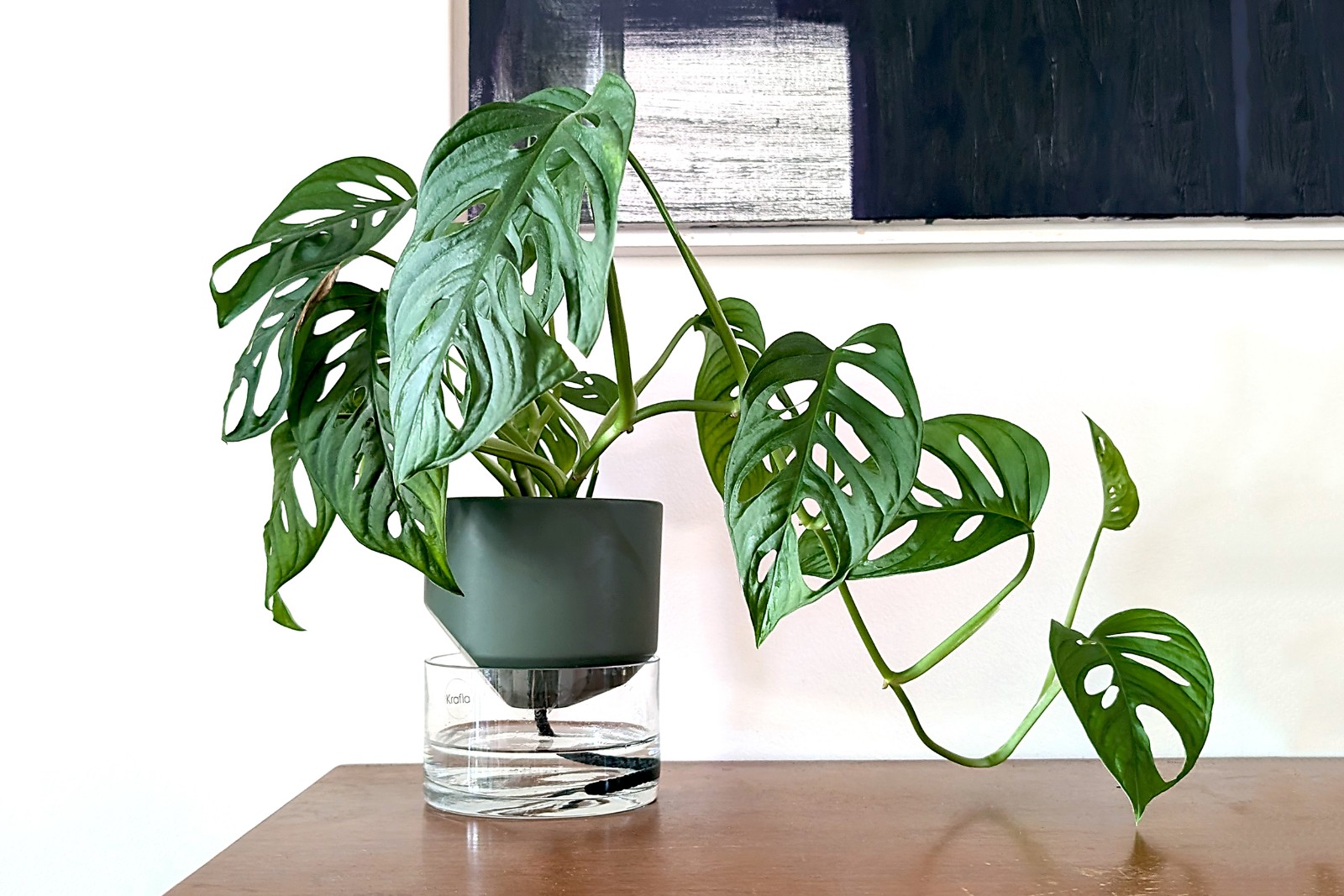Kapi growing set: Small + Big flowerpot | Green