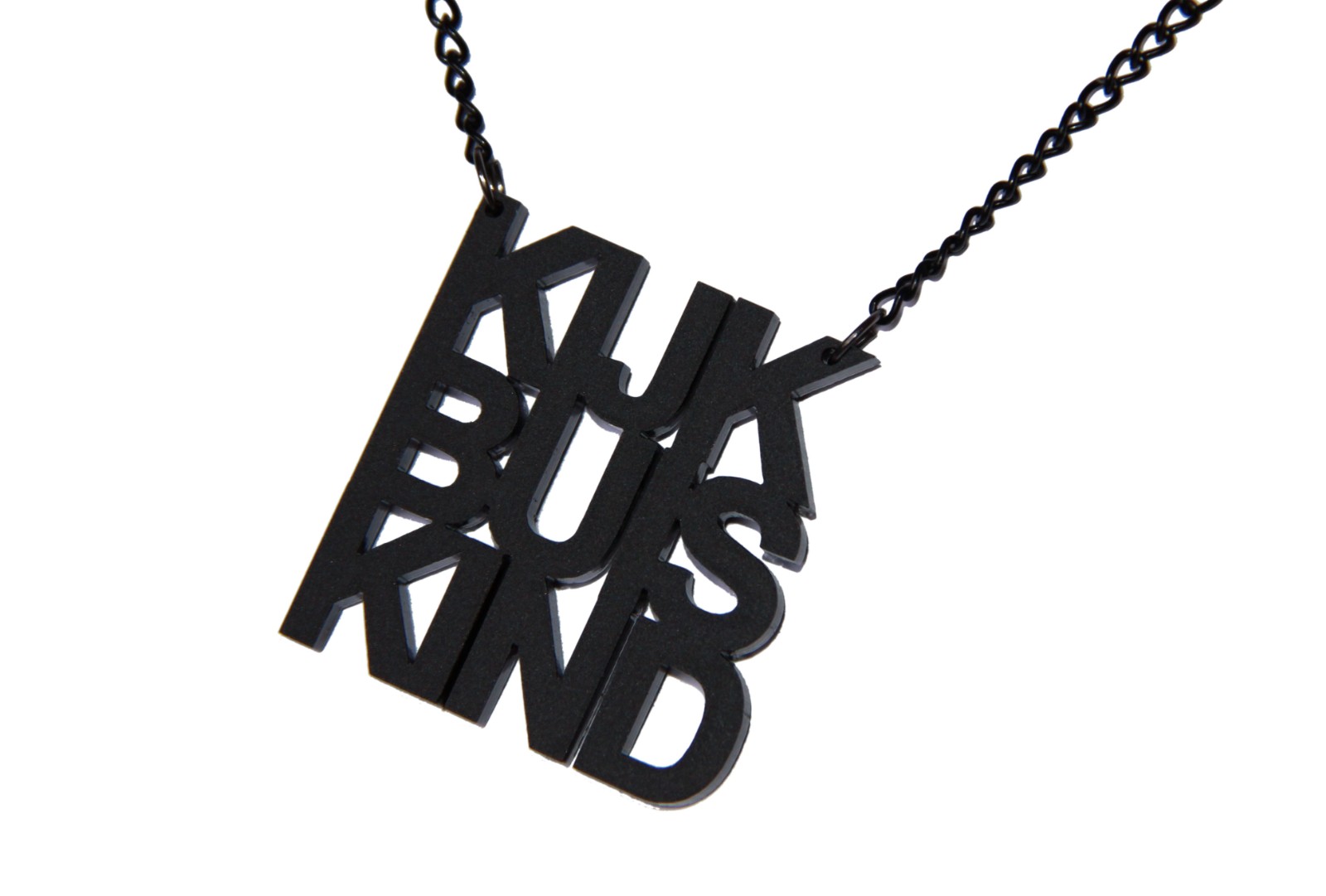 Kijkbuiskind! naamketting (zwart) - 104818 Kijkbuiskind! naamketting (zwart)