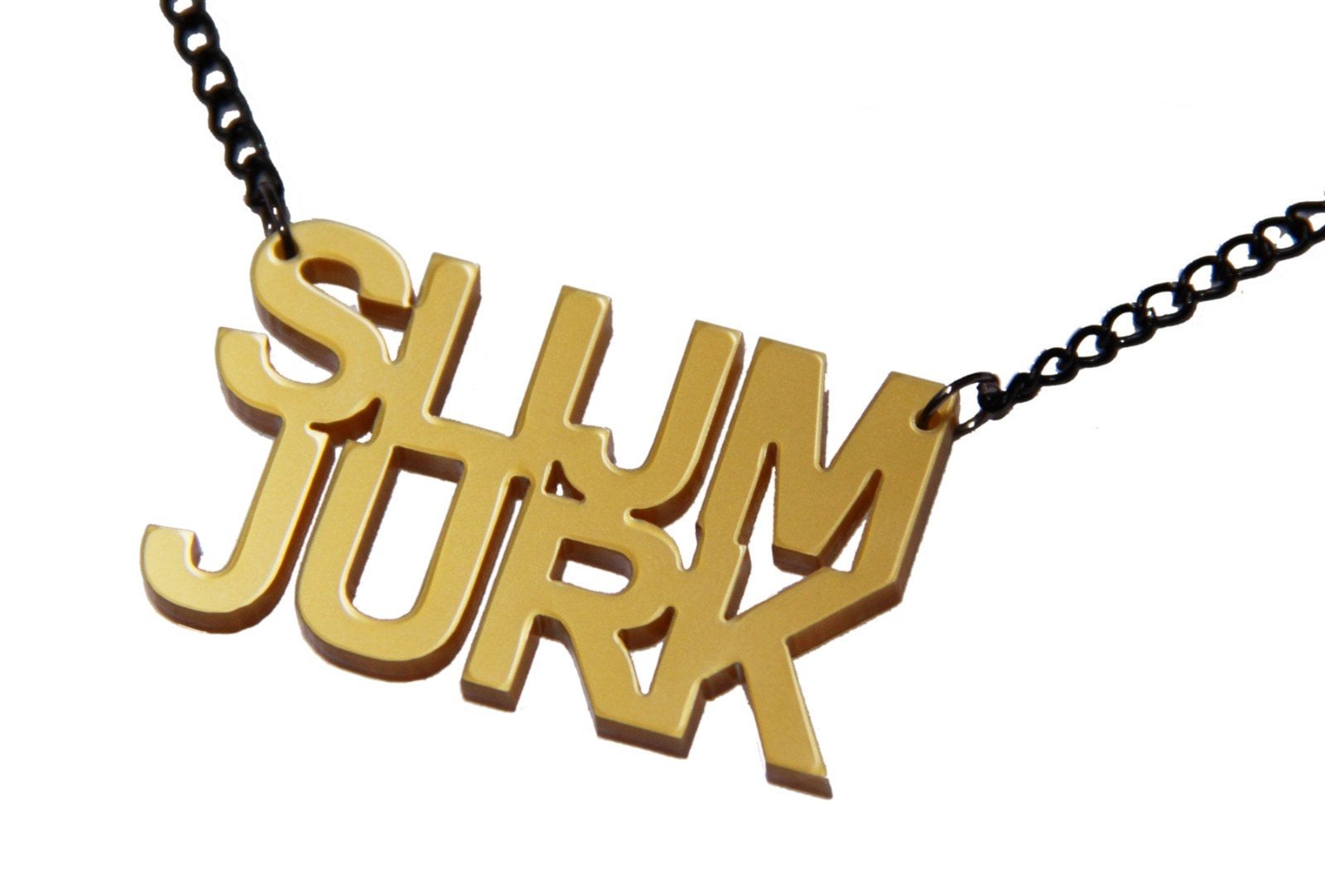 Slijmjurk! naamketting goud - 98407 Slijmjurk! naamketting goud