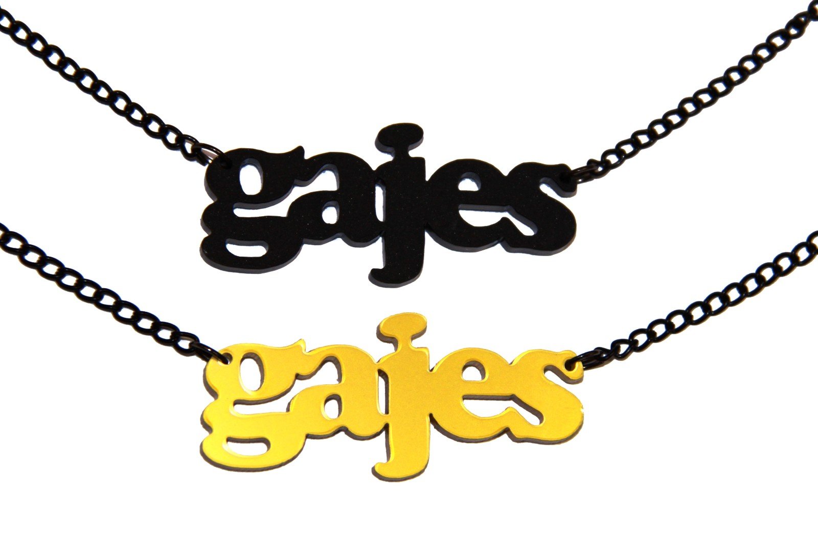 Gajes! ketting (zwart)