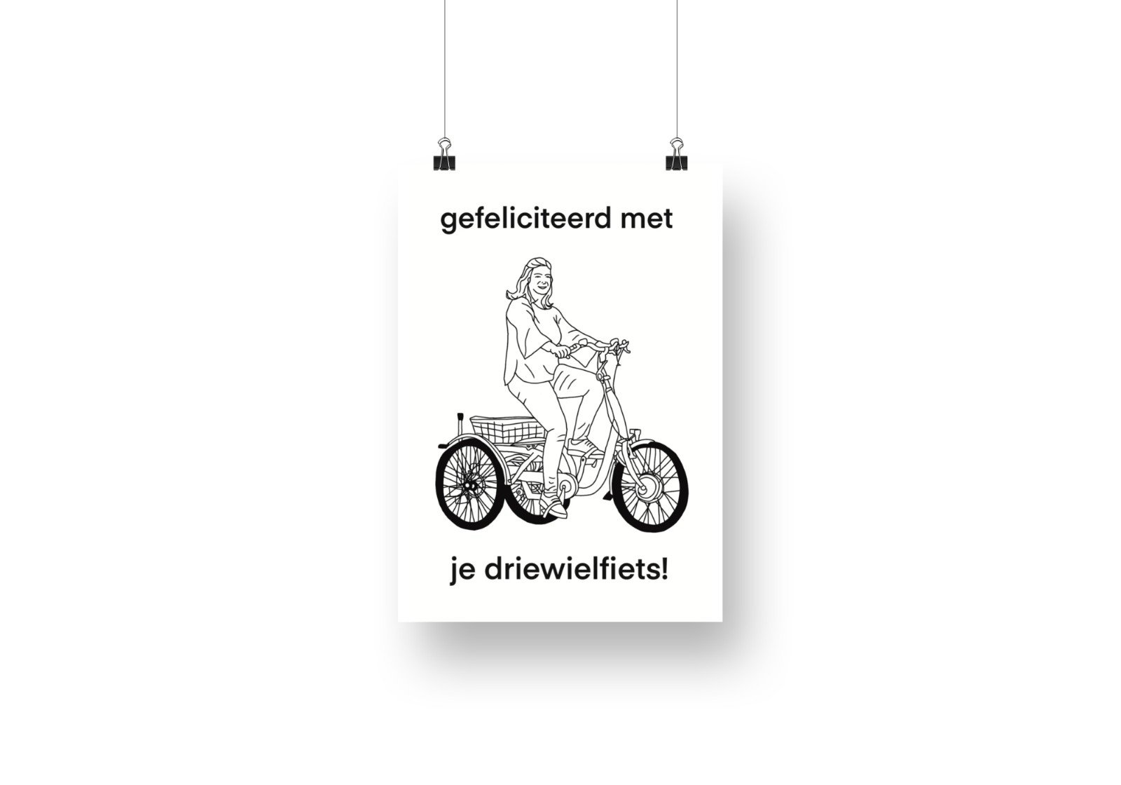Hulpmiddel kaart Driewielfiets