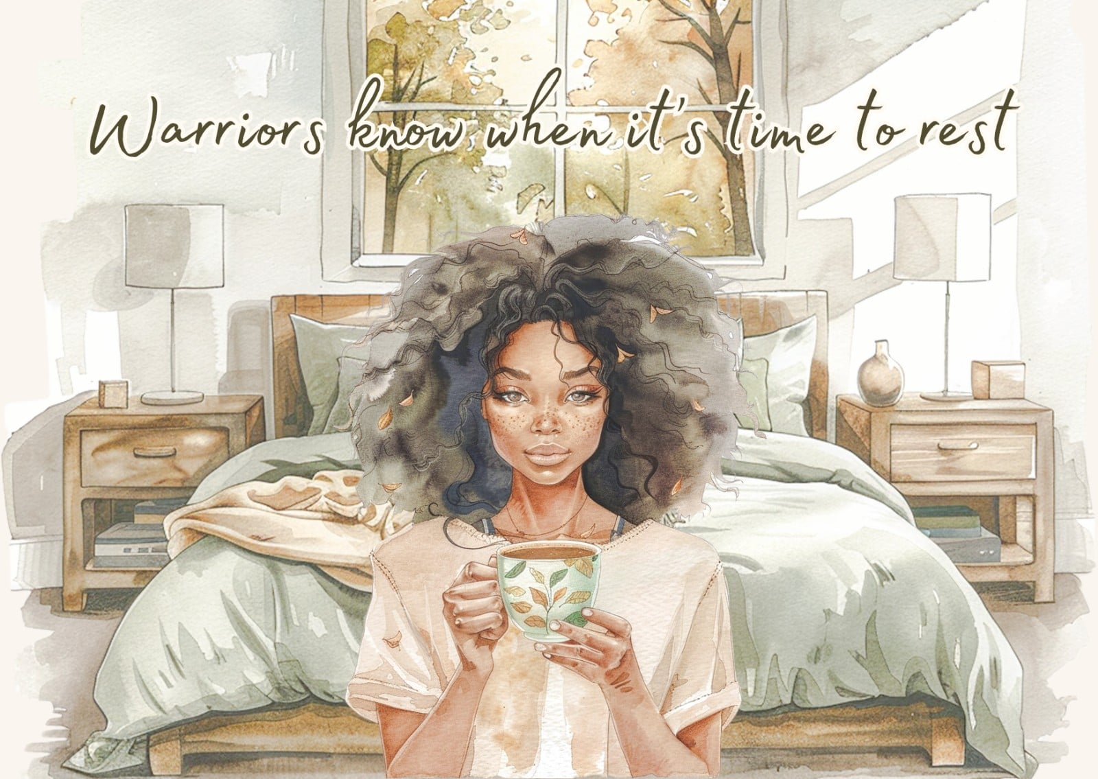 Chronisch Ziek Zijn "Warriors Know" Kaart - A6 - Empathie