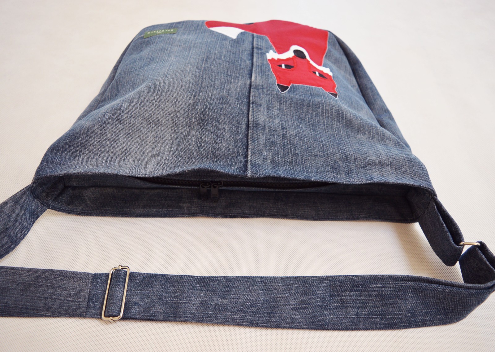 Koerierstas met vos, Grumpy cat of poes - 81110 Koerierstas met vos, Grumpy cat, poes of ijsje