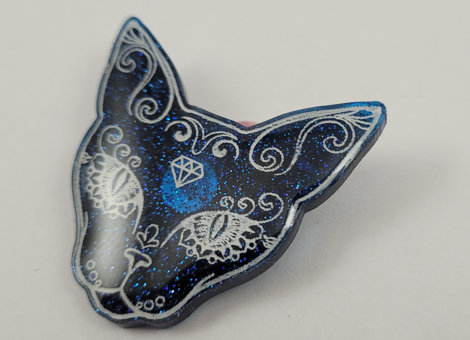 Suiker schedel kat magneten