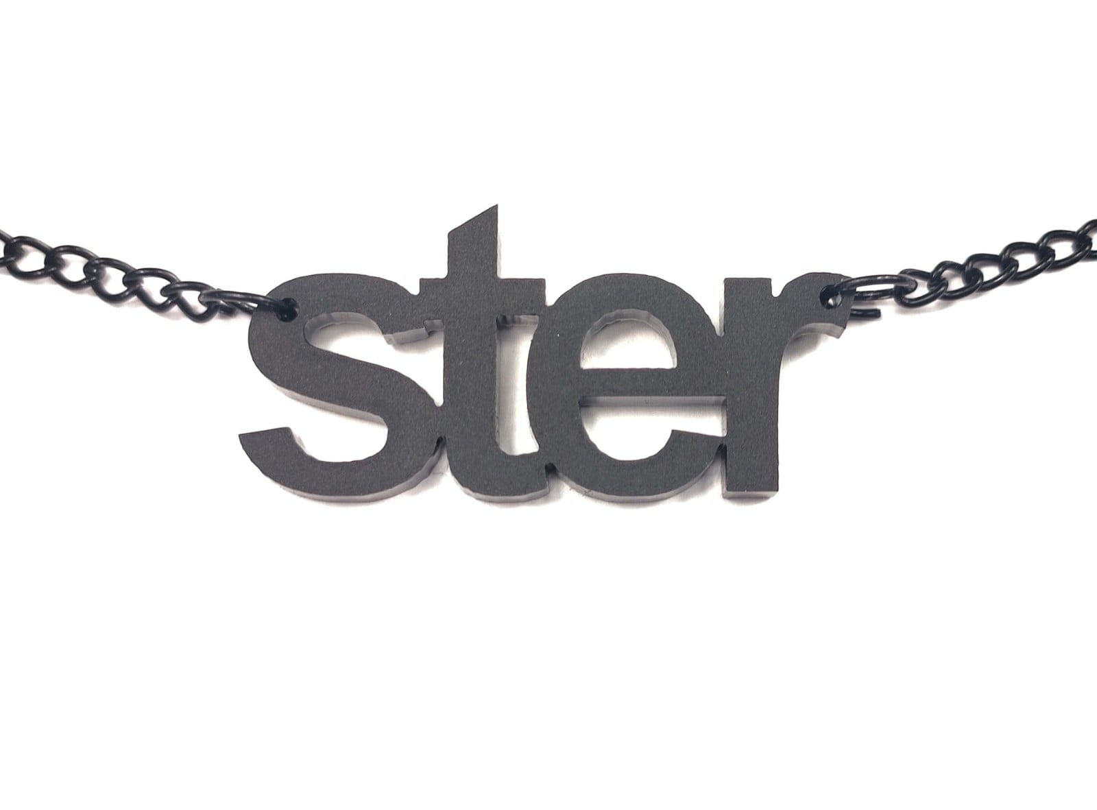 Ster! naamketting (z)