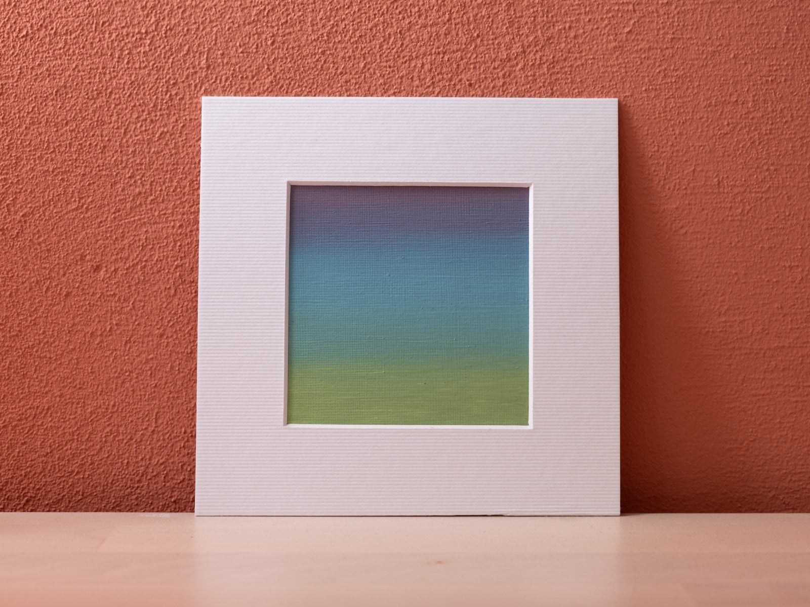 Klein schilderij blauw