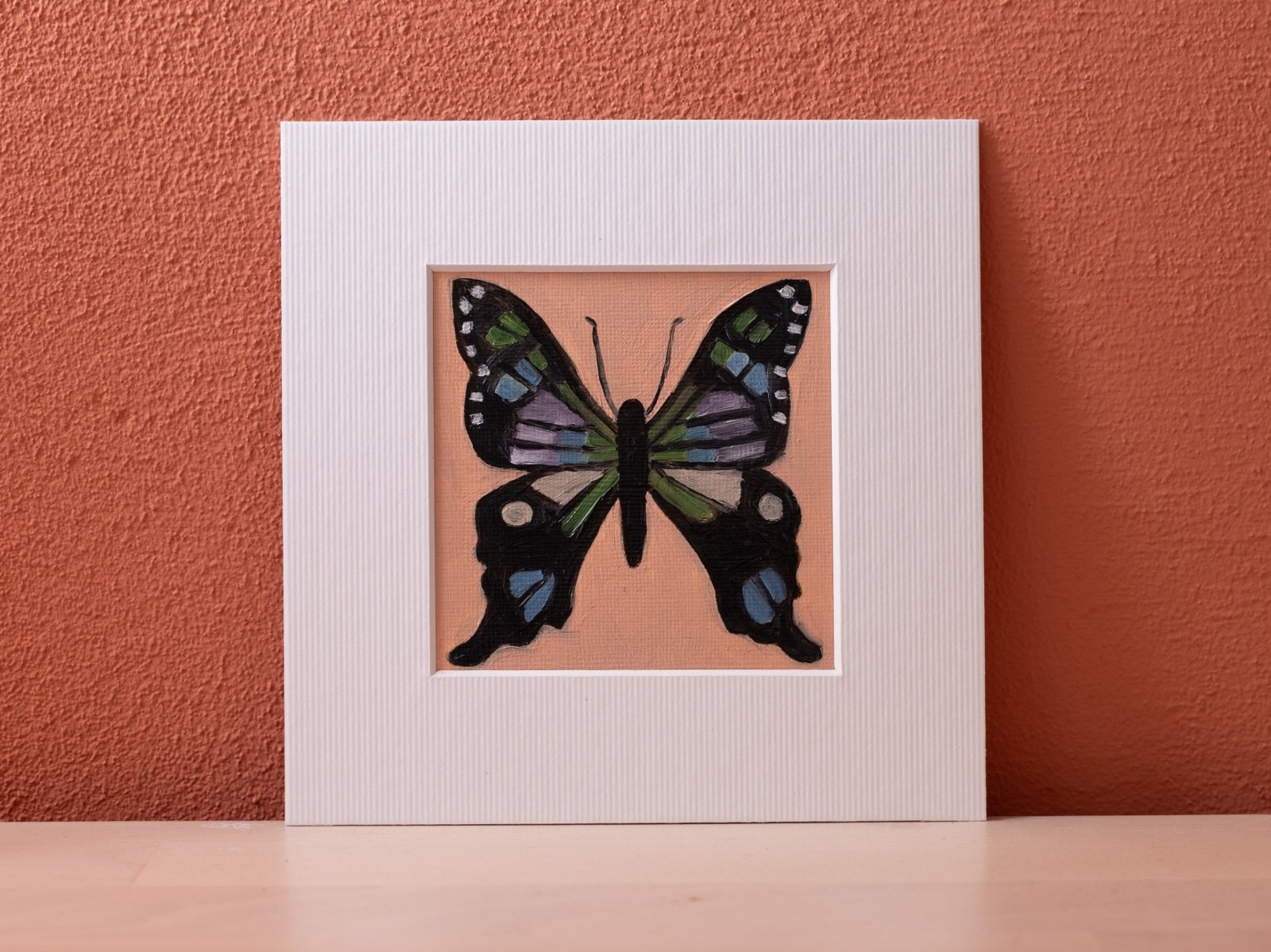 Klein schilderij vlinder - 55217.jpeg Klein schilderij vlinder