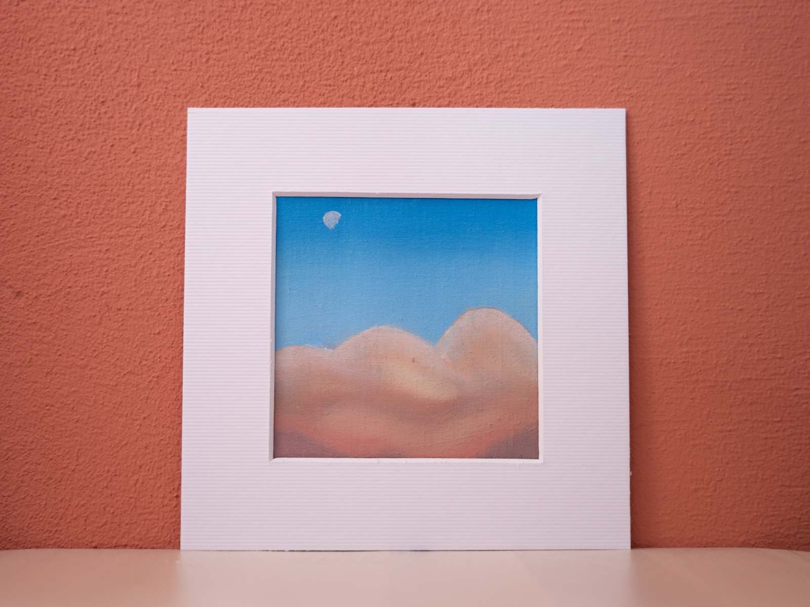 Klein schilderij wolk 6 - 70471.jpeg Klein schilderij in de wolken