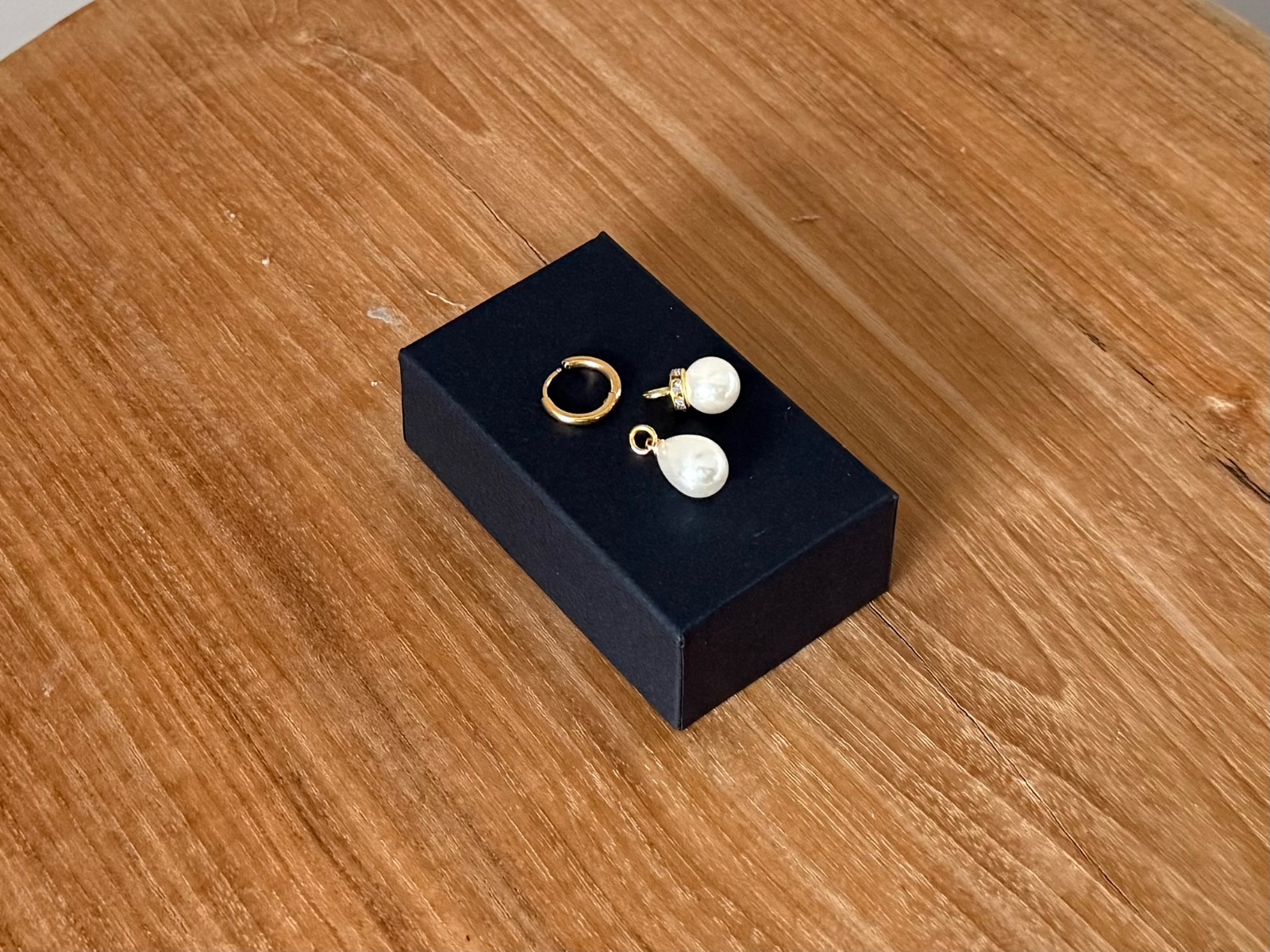 Mix & Match stainless steel goudkleurige oorbellen set - 155714 Mix & Match stainless steel goudkleurige oorbellen set