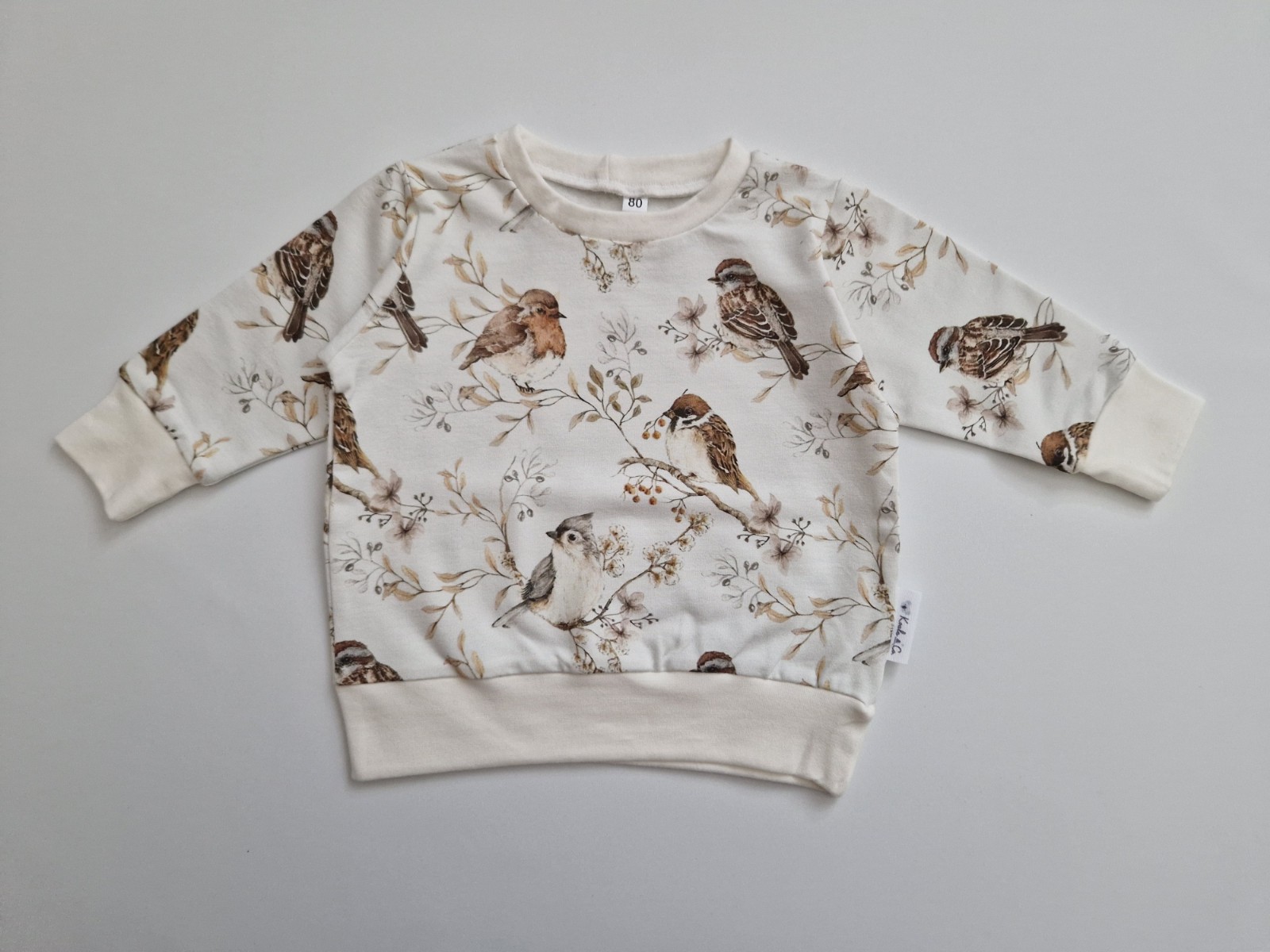 Trui- sweatshirt- vogels