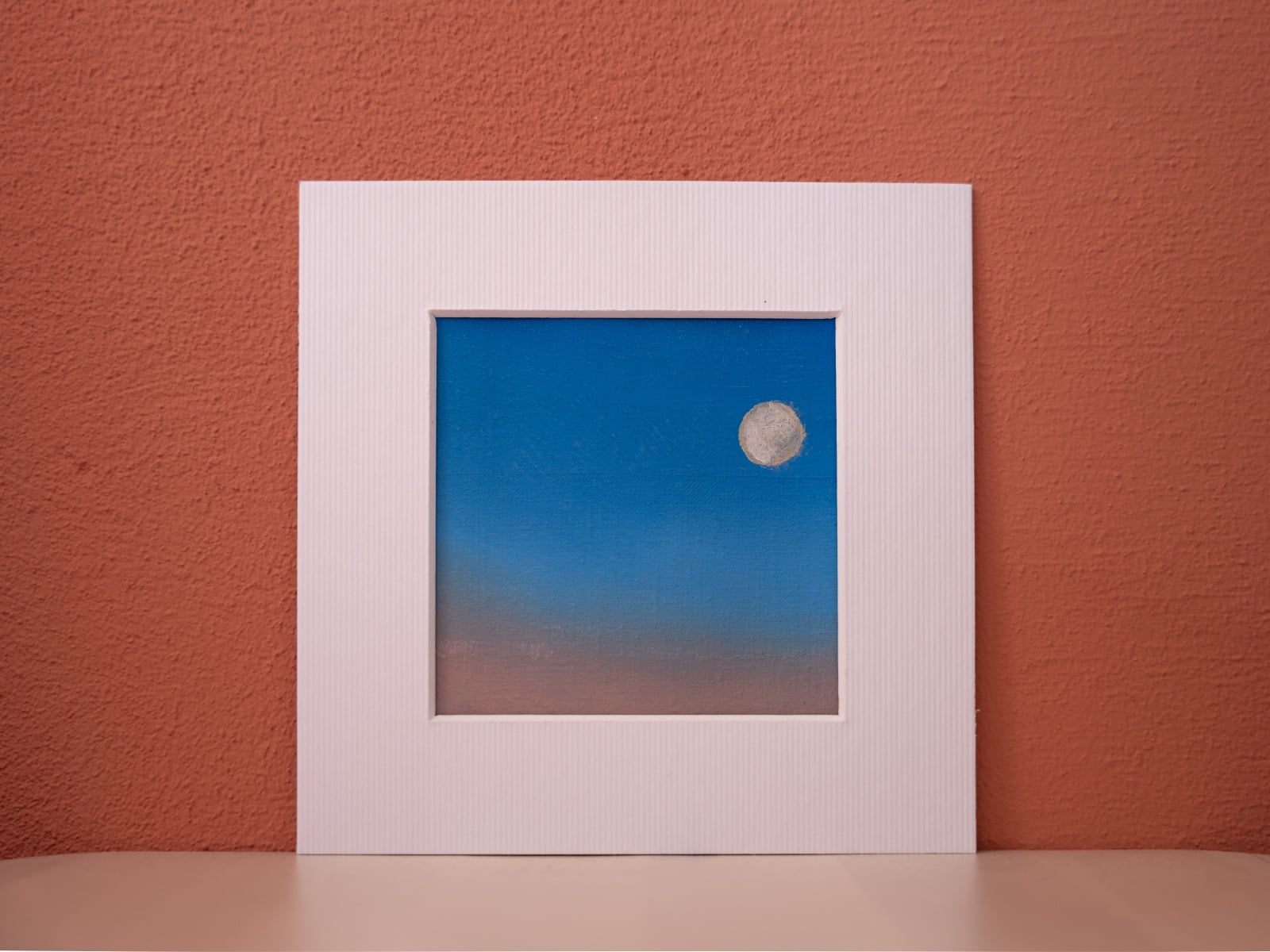 Klein schilderij wolk 4 - 70464.jpeg Klein schilderij helder blauw