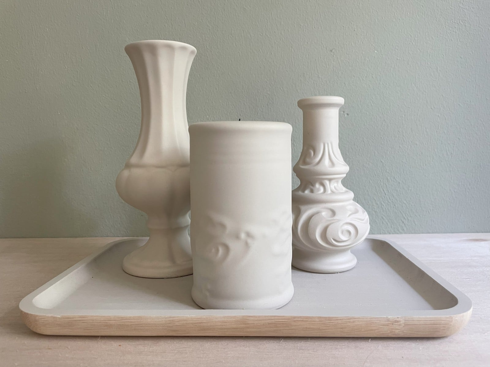 Bloemenplank groot met kaarsenstandaard recycled - 76957.jpeg Bloemenplank groot met kaarsenstandaard recycled