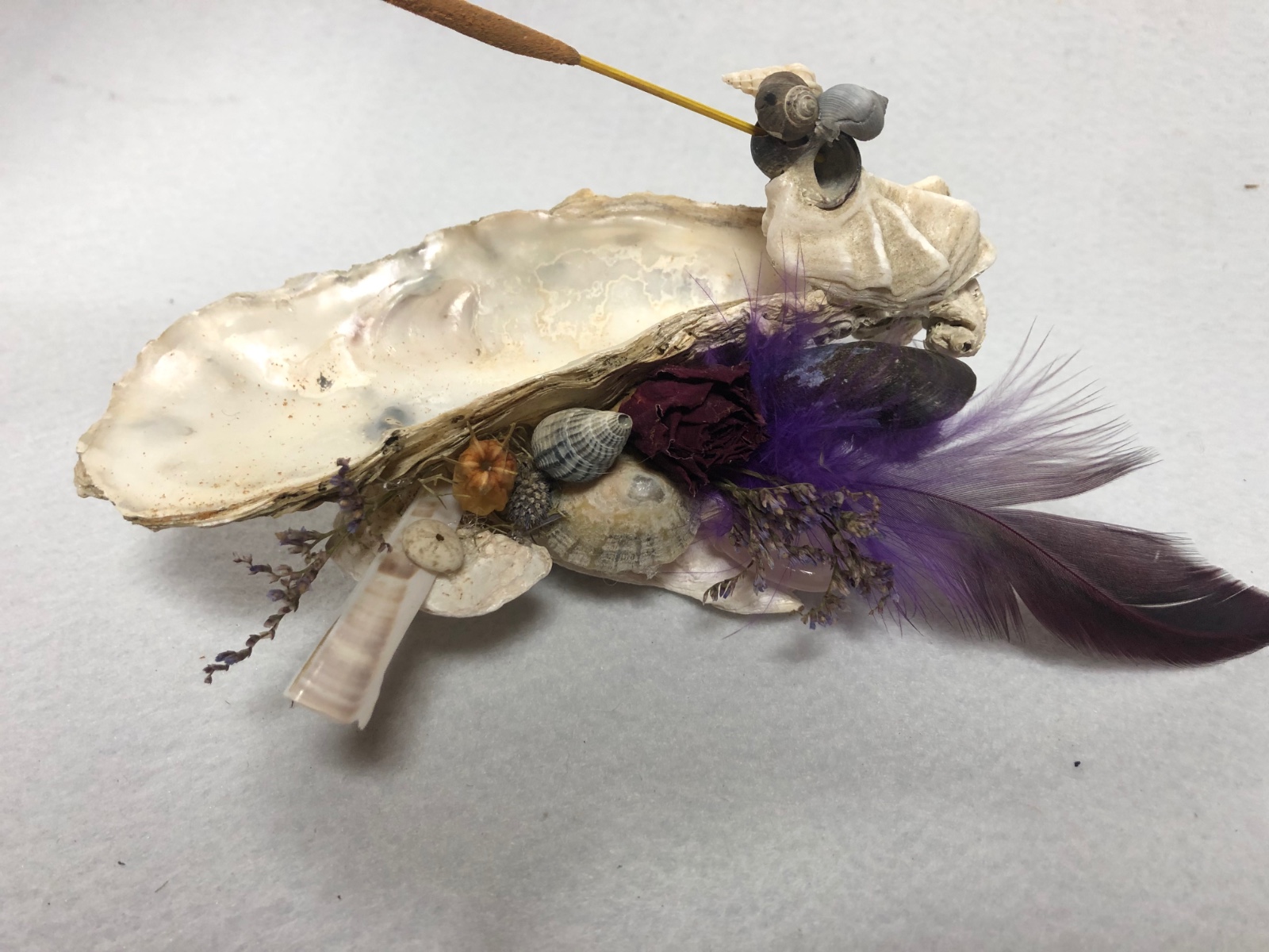 Wierookhouder - 85578 Wierook houder & Palo Santo houder of bewaarbakje - handgemaakt en multifunctioneel