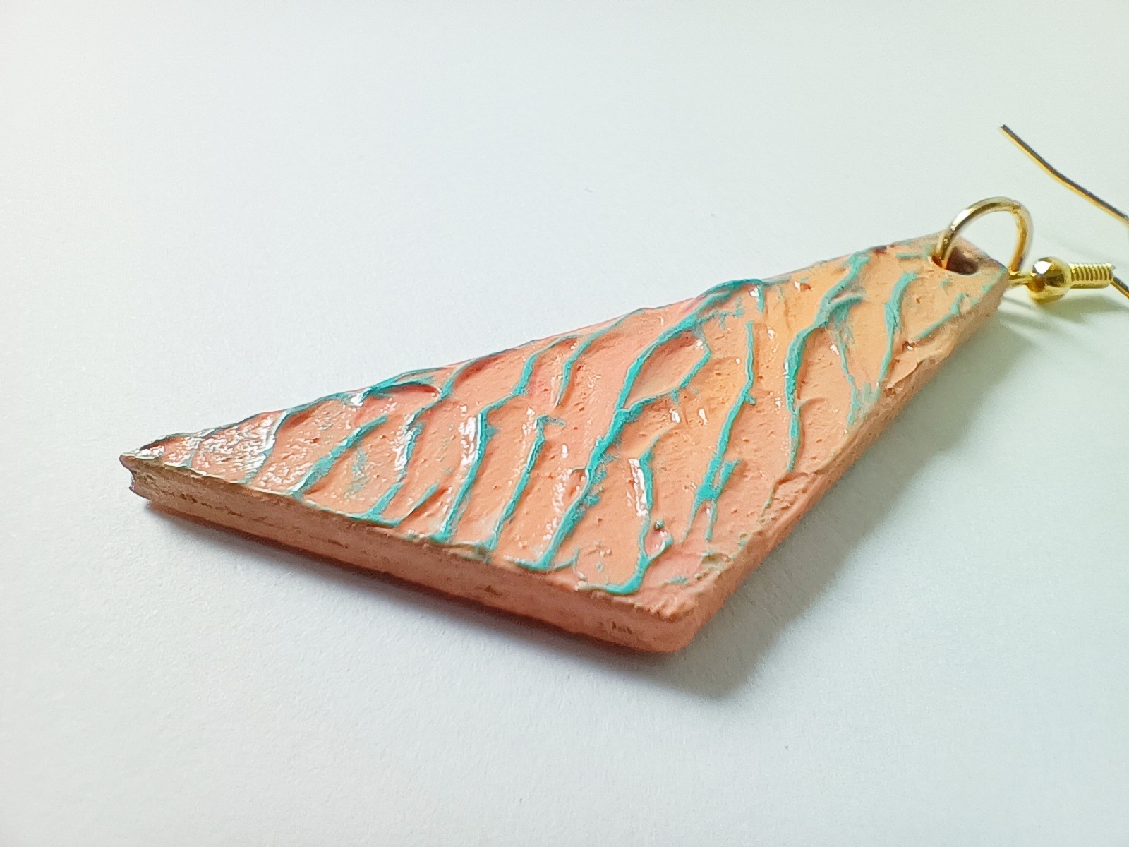 Oorbellen kunst roze