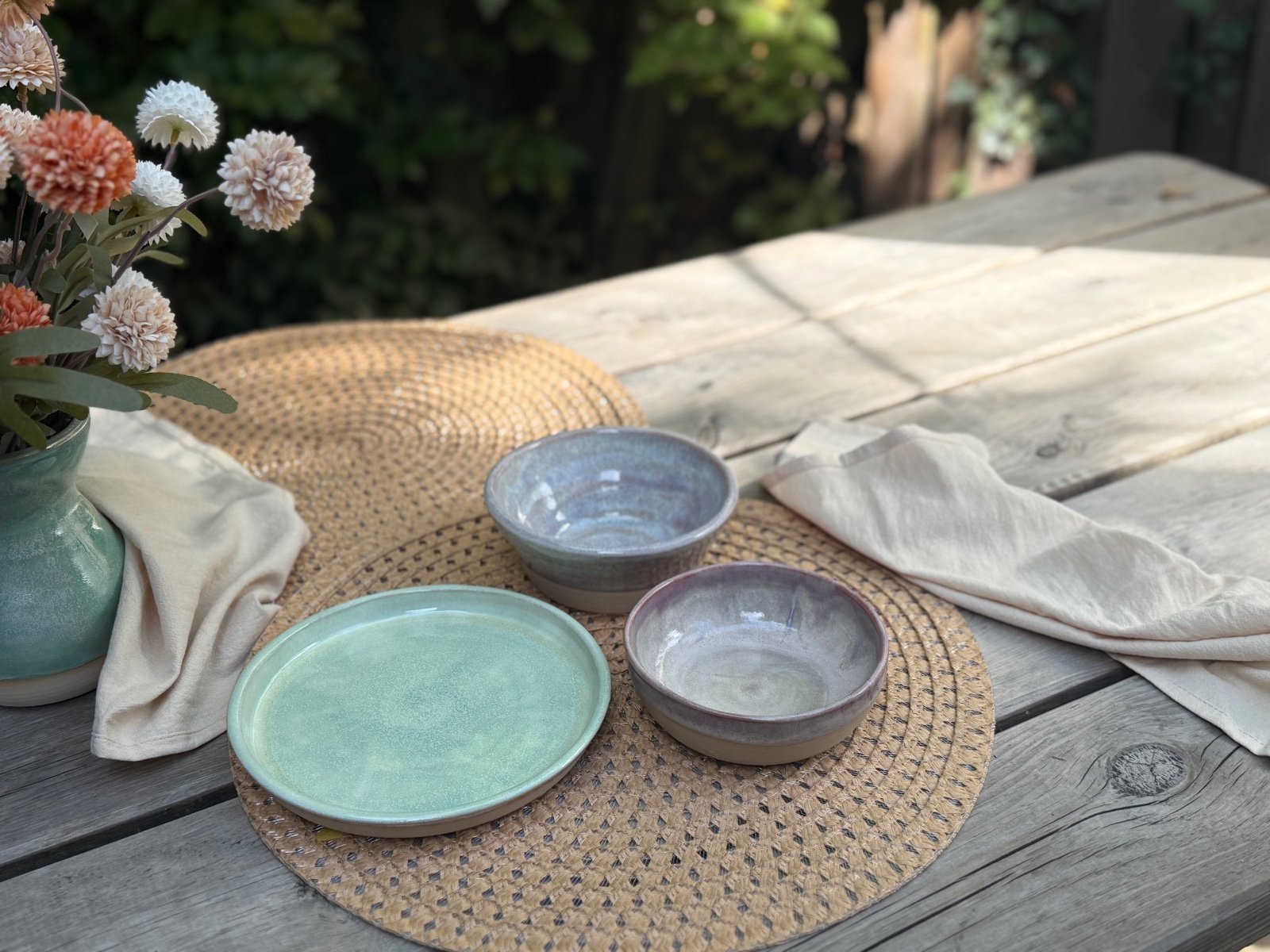 Pastelkleurige Schaaltjes - set van 3