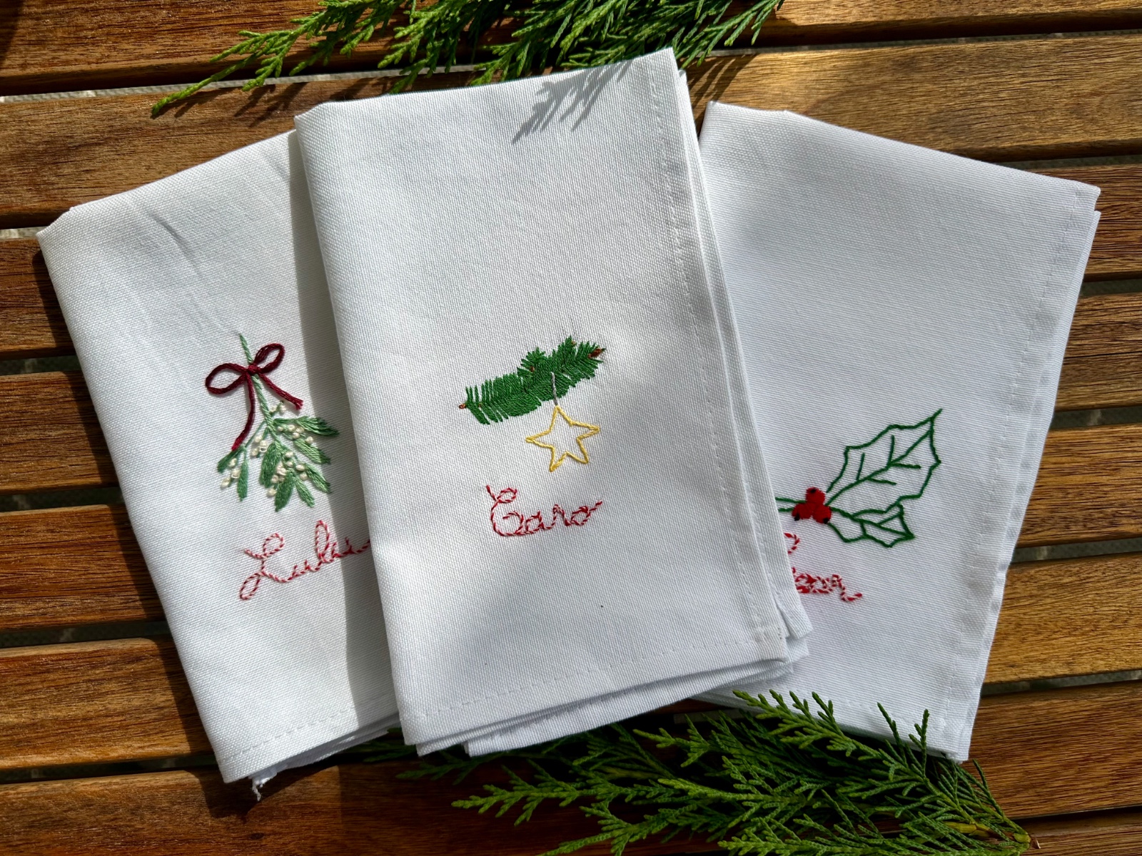 Gepersonaliseerde kerstservet_2 - 104432 Gepersonaliseerde kerstservet_2