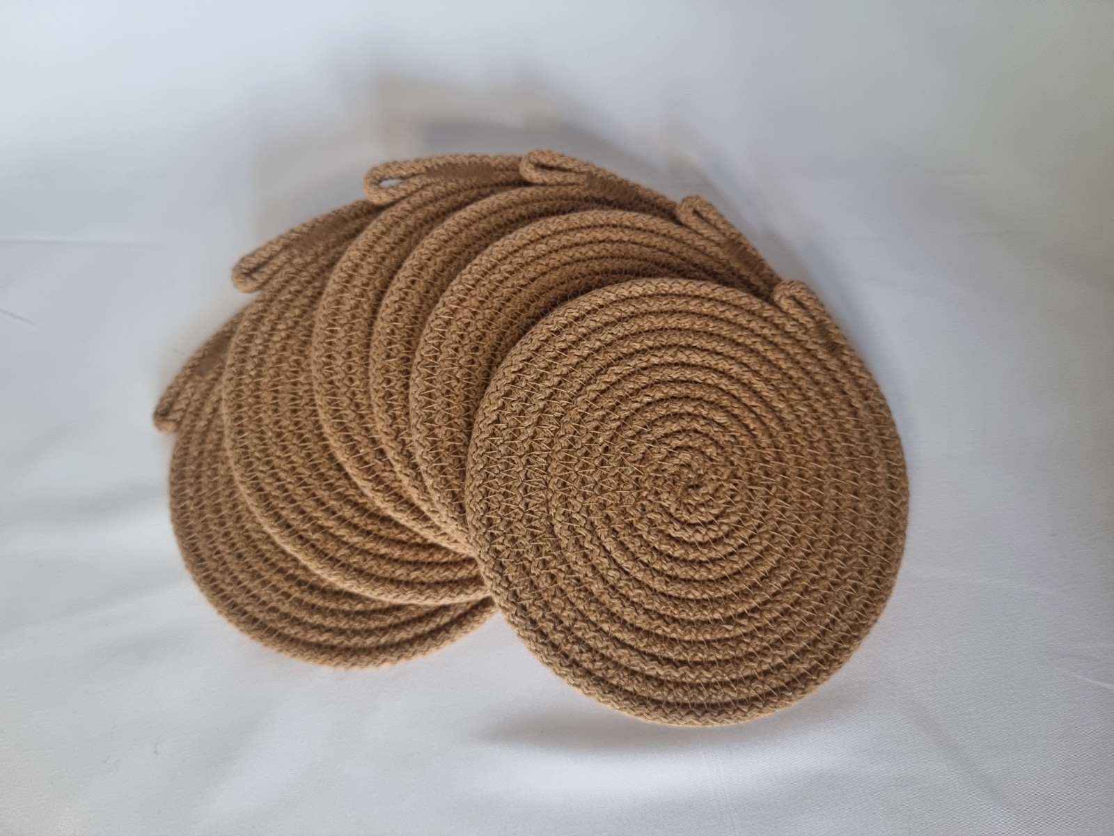 Set katoenen onderzetters (6 stuks)