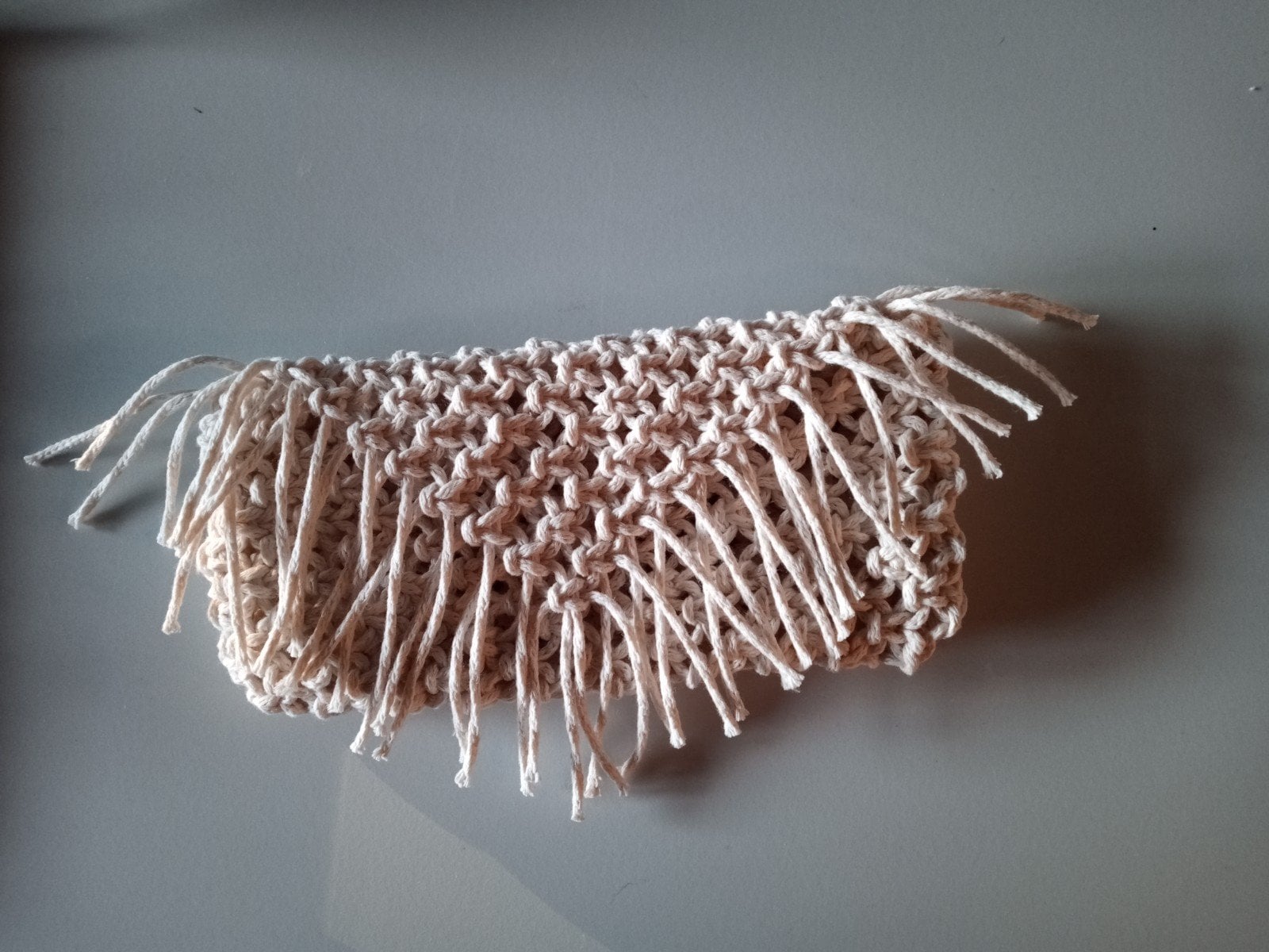 accessoire, zonnebril-etui JUUL-1, macramé, écru - 102247 Zonnebril-etui, macramé, écru