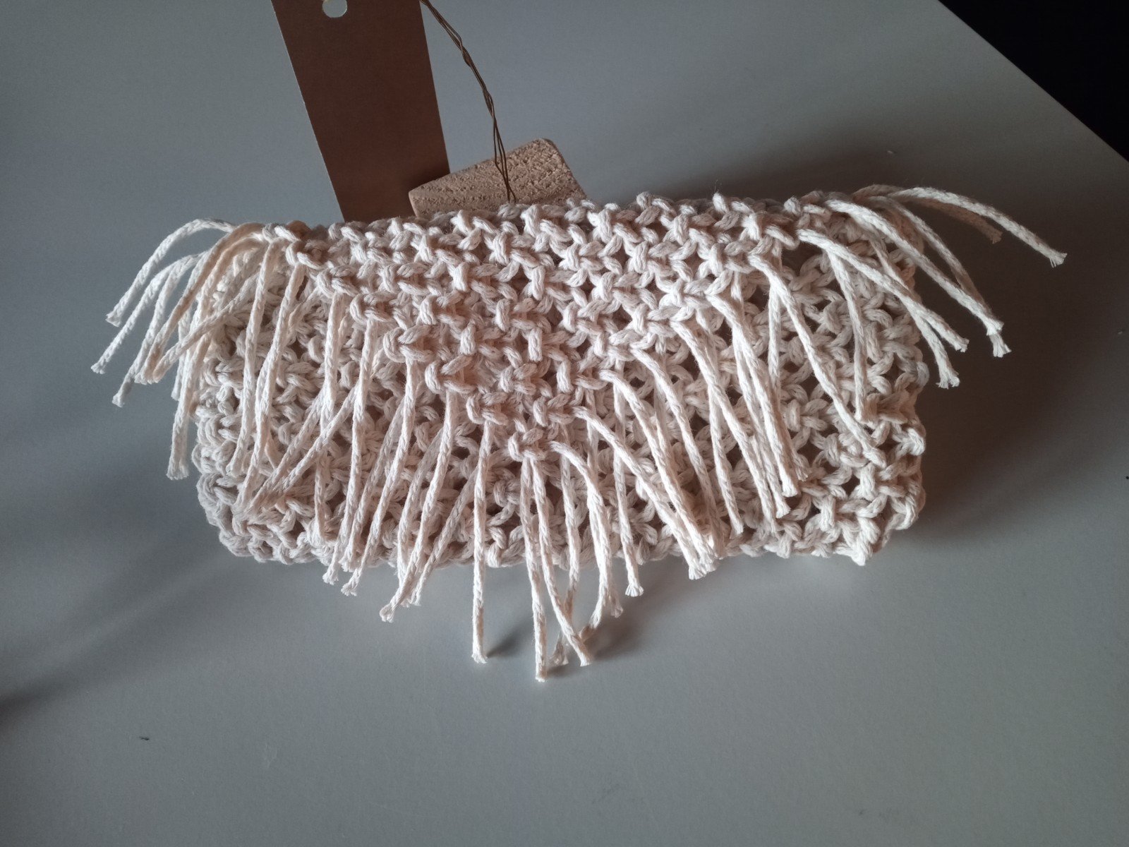accessoire, zonnebril-etui JUUL-1, macramé, écru - 102248 Zonnebril-etui, macramé, écru