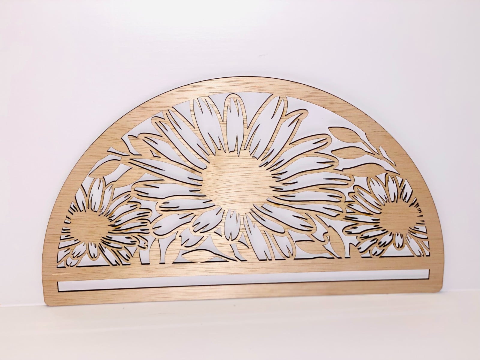 Macramé Houten Bord 3 mm – Laser Gesneden | 38 × 21 cm | Perfect voor DIY & Wanddecoratie