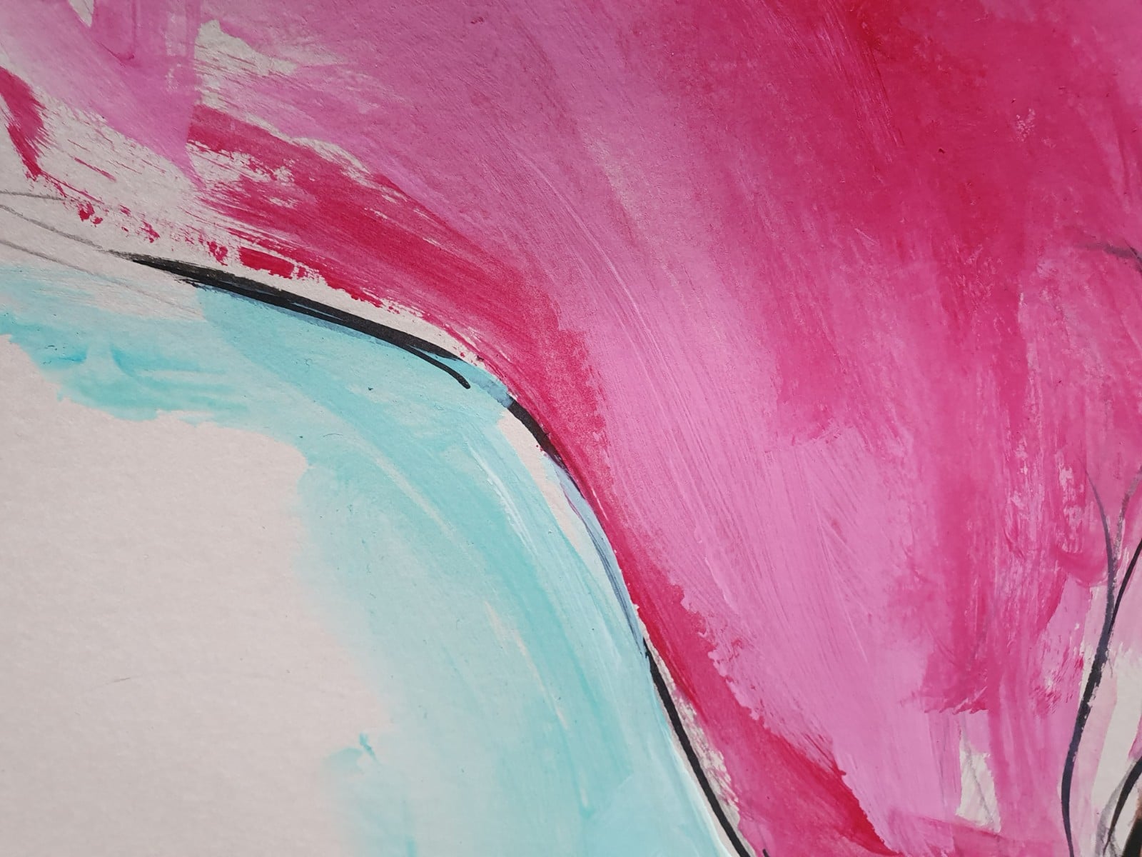 windy day portret A3 print