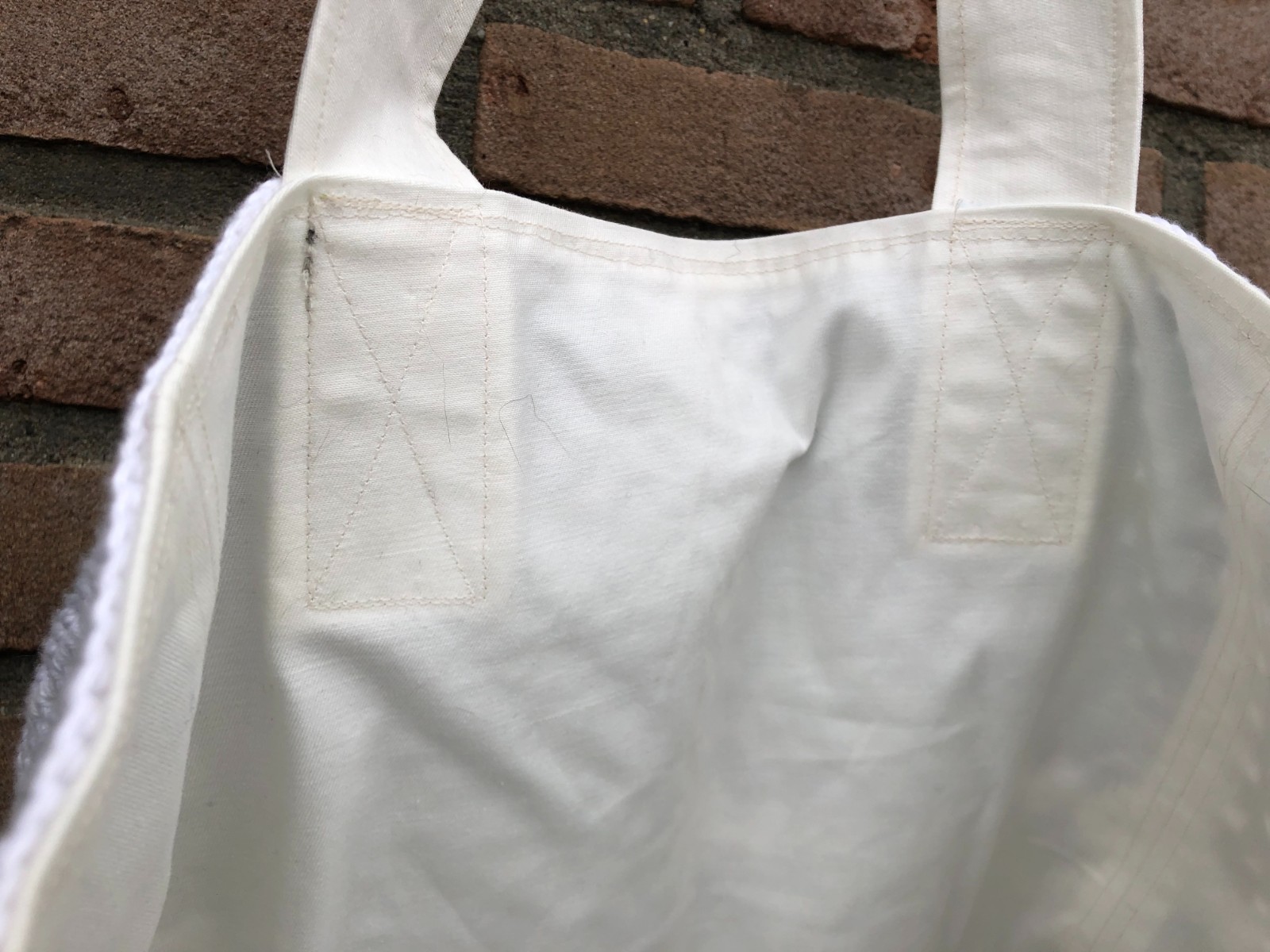 Gehaakte tas van granny squares, totebag, nieuw in thema blauw-groen