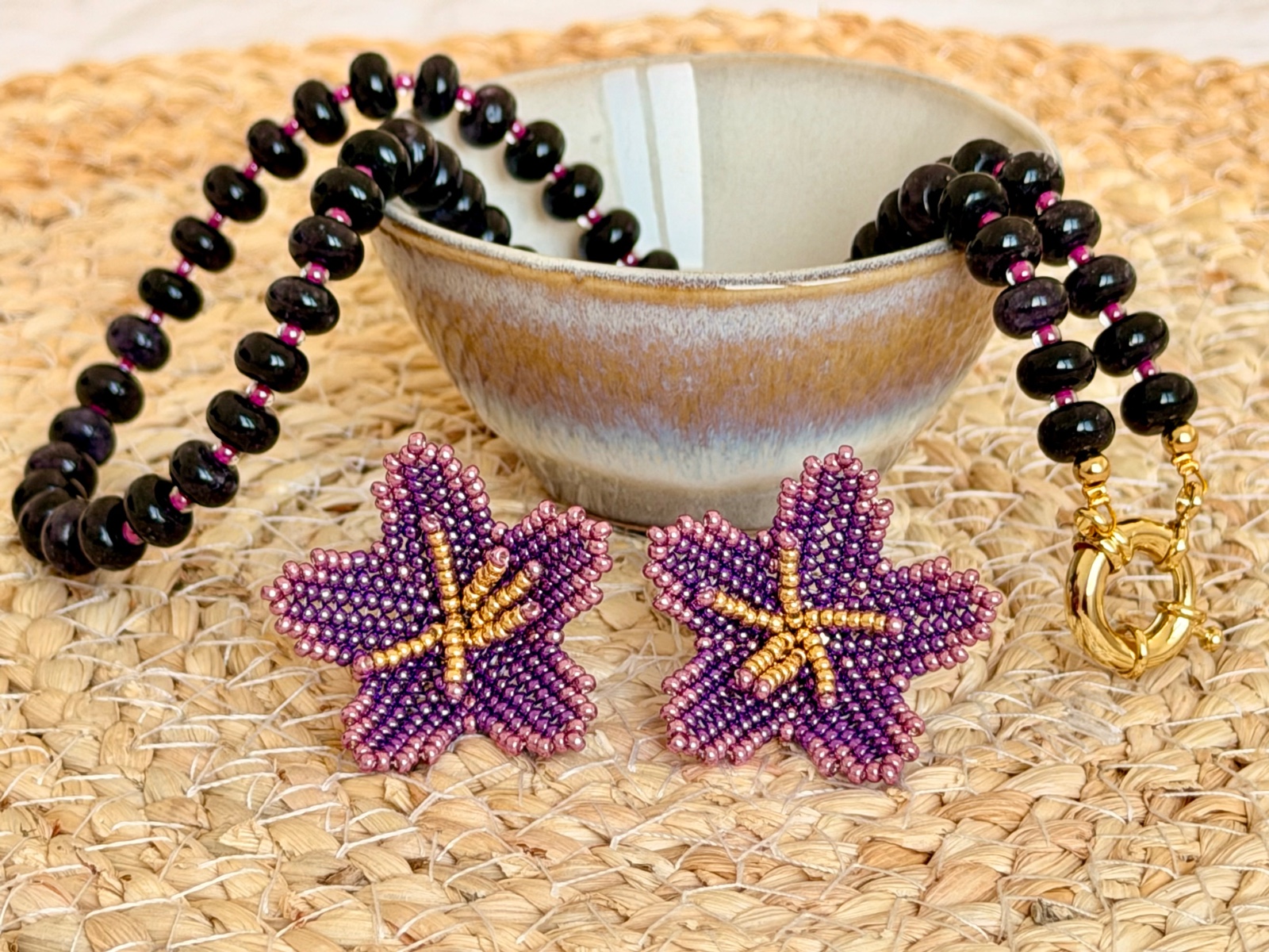 Handgemaakte bloemen oorbellen – cute en kleurrijk